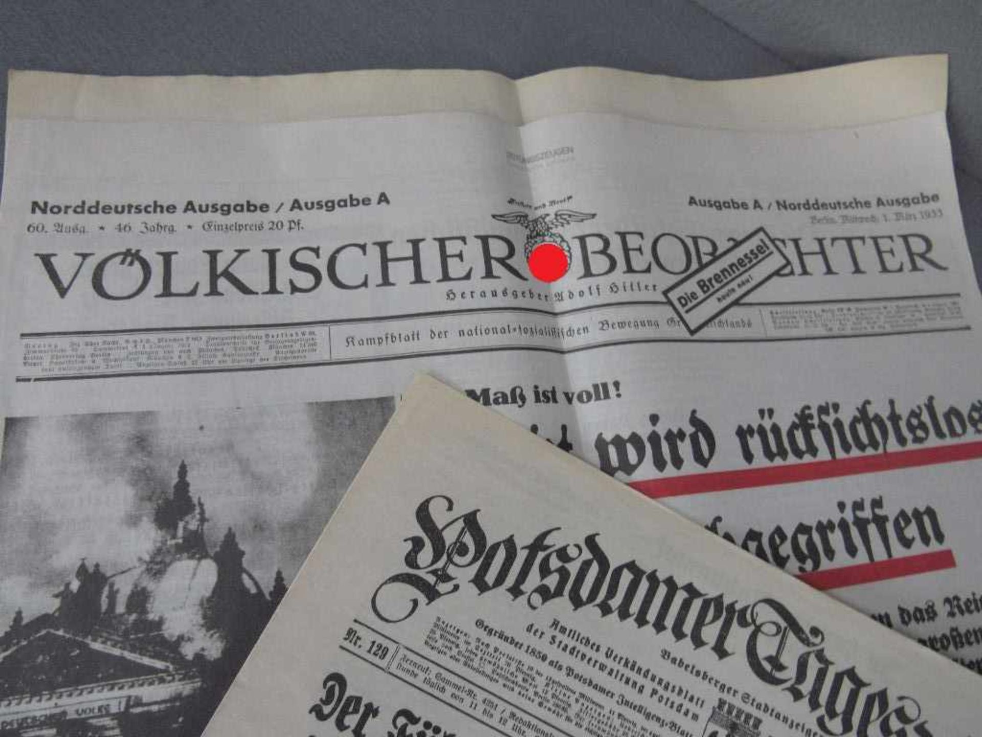 Konvolut neu aufgelegter Zeitungen 3.Reich - Image 2 of 3