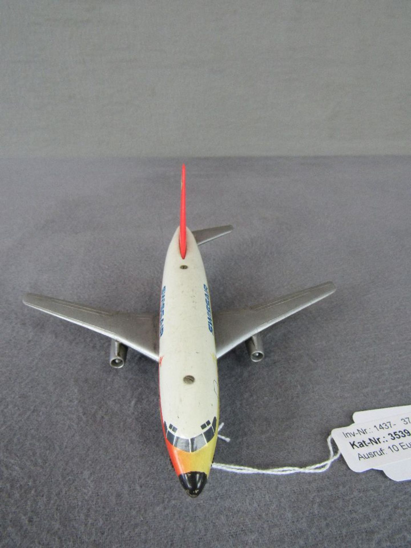 Blechspielzeug Flugzeug Schuko Boing 737 Modell 1029 Spannweite 17cm - Bild 2 aus 6