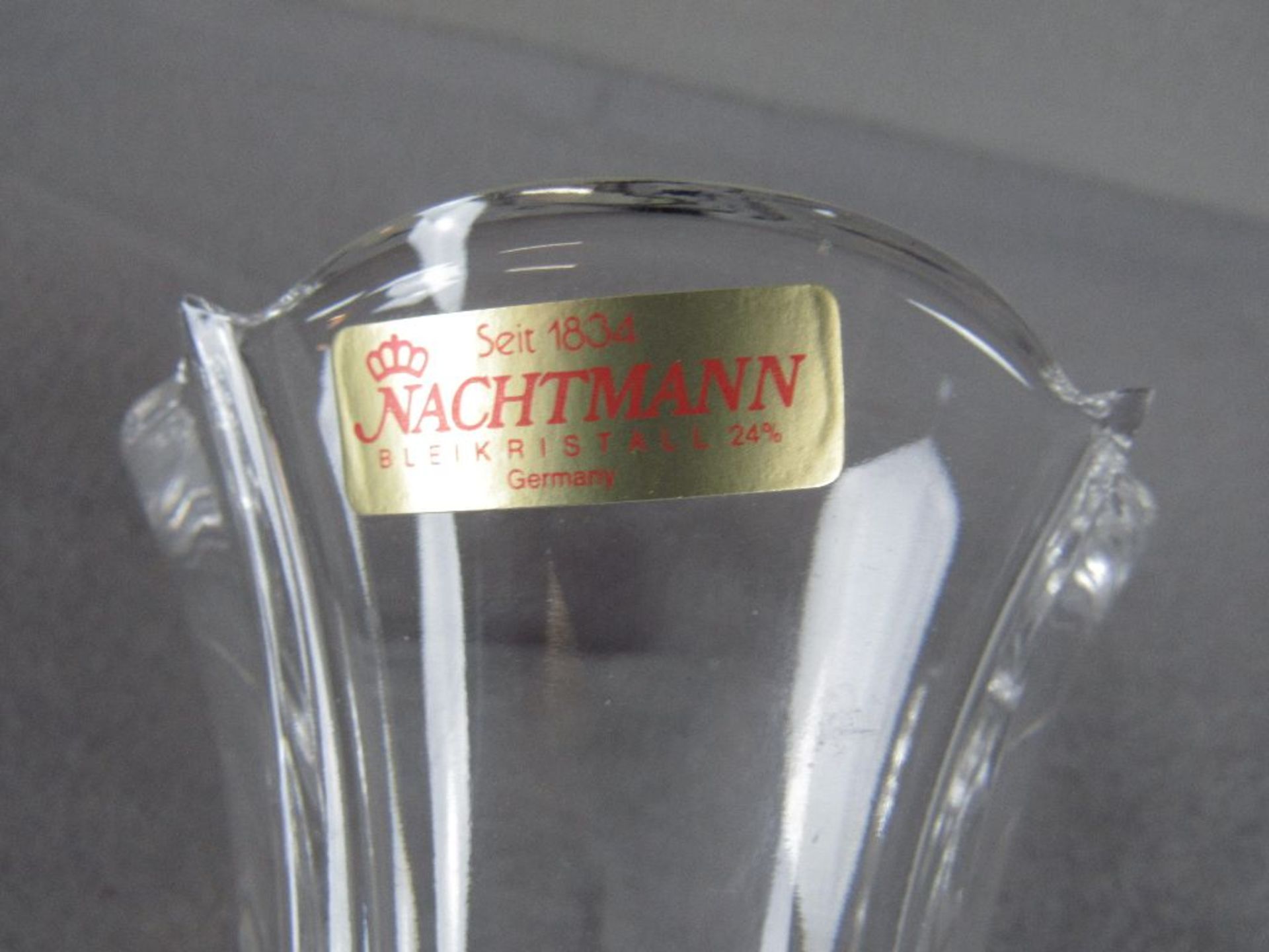 Blumenvase Nachtmann Bleikristall 18,5cm hoch - Bild 2 aus 4