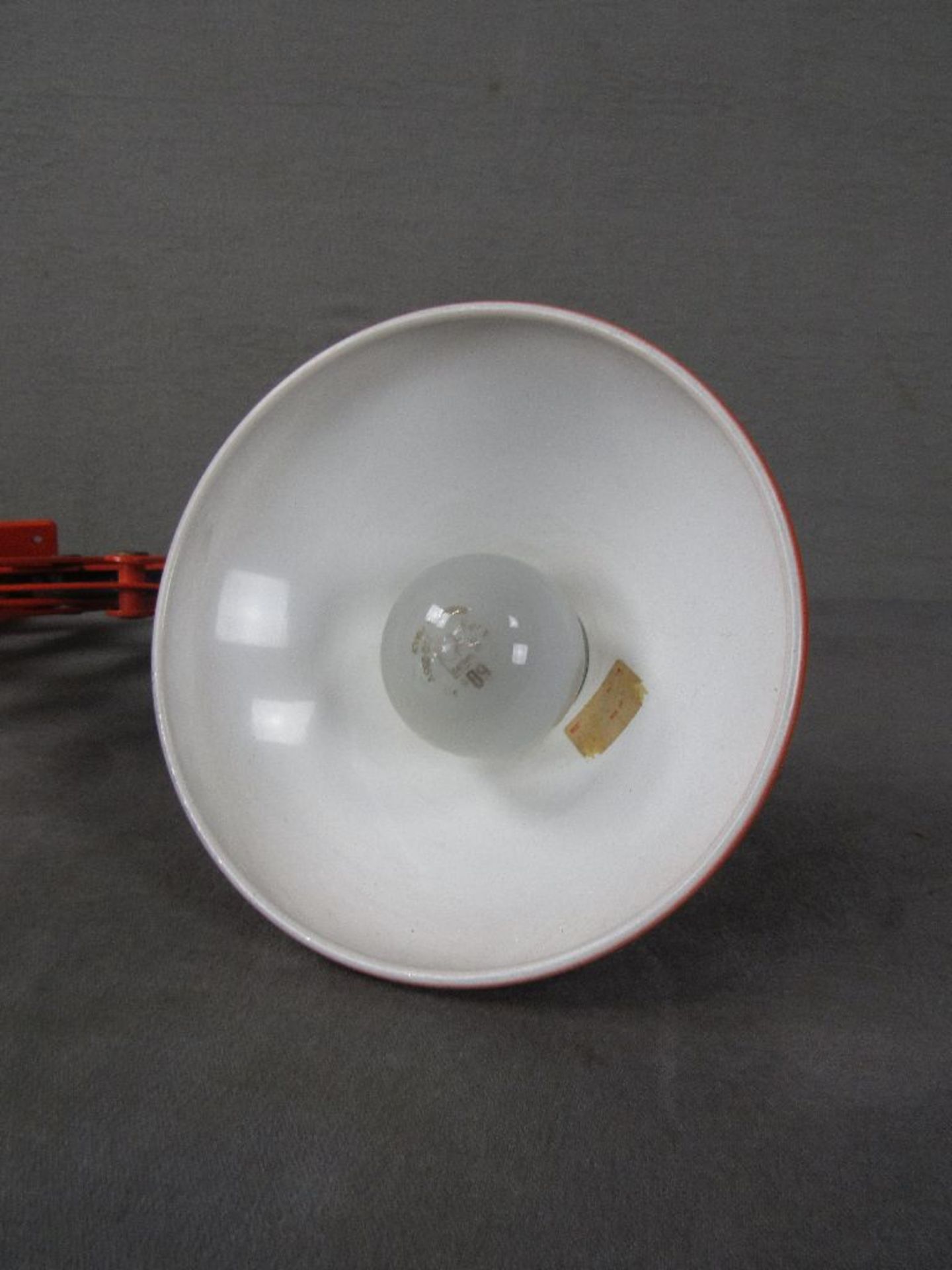 Scherenlampe Vintage 60er Jahre orange und chrom - Image 4 of 5