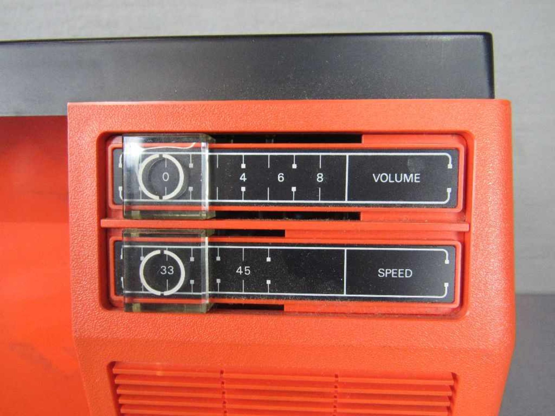 Reiseplattenspieler Vintage 70er Jahre Phillips orange Modell 270 - Bild 3 aus 6
