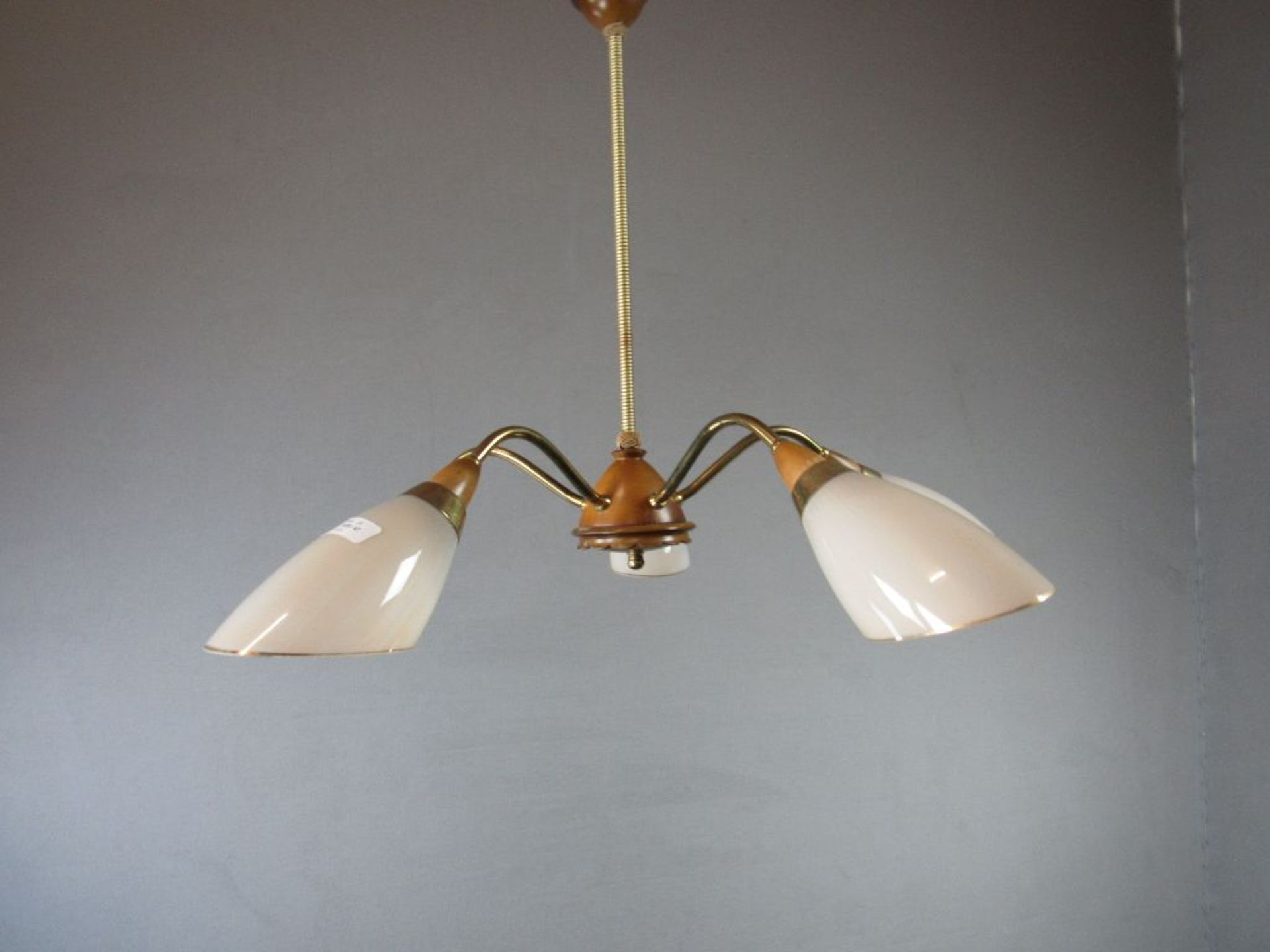 Vintage 60er Jahre fünfflammige Tütenlampe Durchmesser 70cm - Image 5 of 5