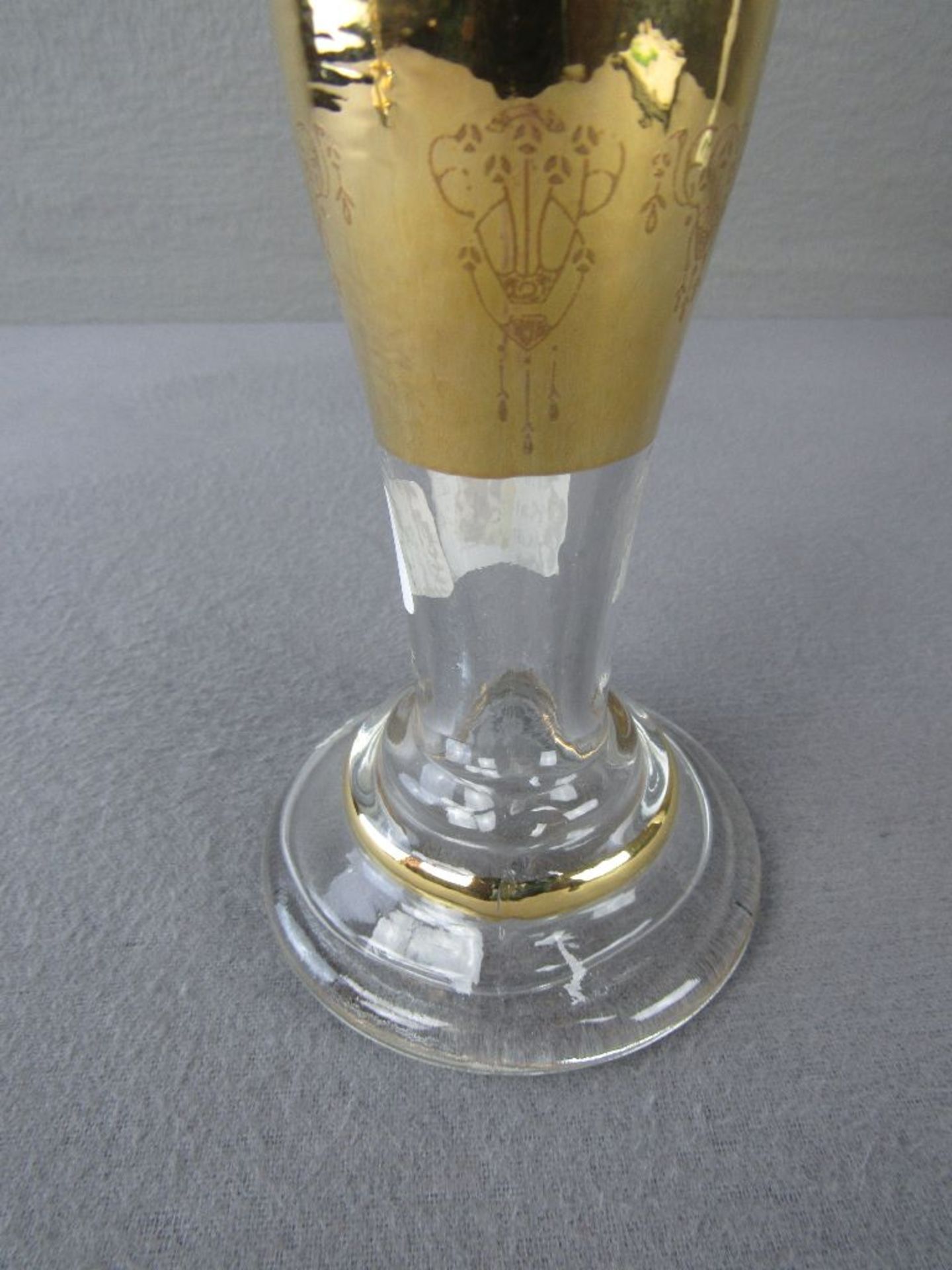 Kerzenleuchter Antik Pressglas 26cm hoch - Image 2 of 5