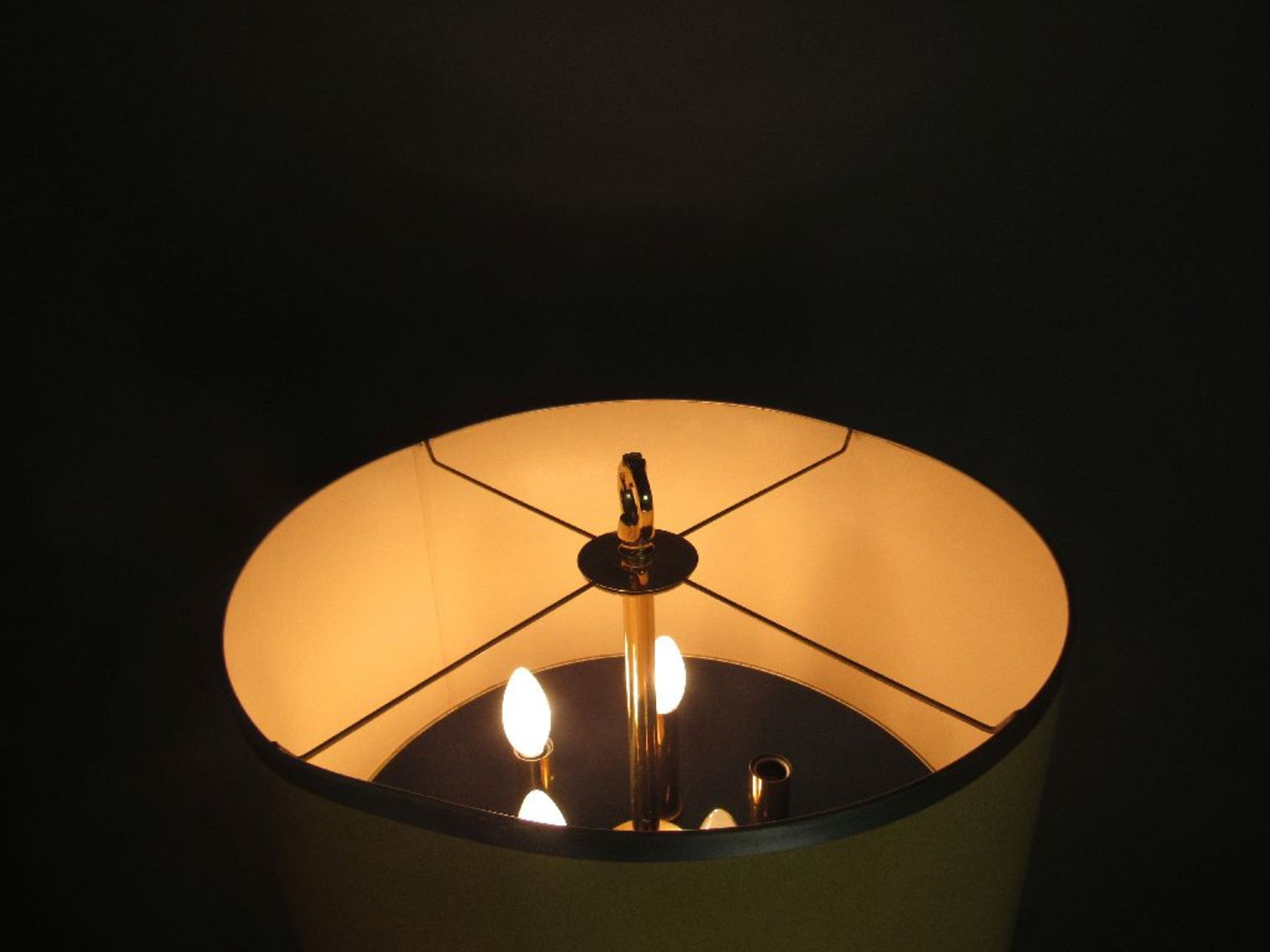 Stehlampe Messing fünfflammig ca.160cm hoch - Image 4 of 6