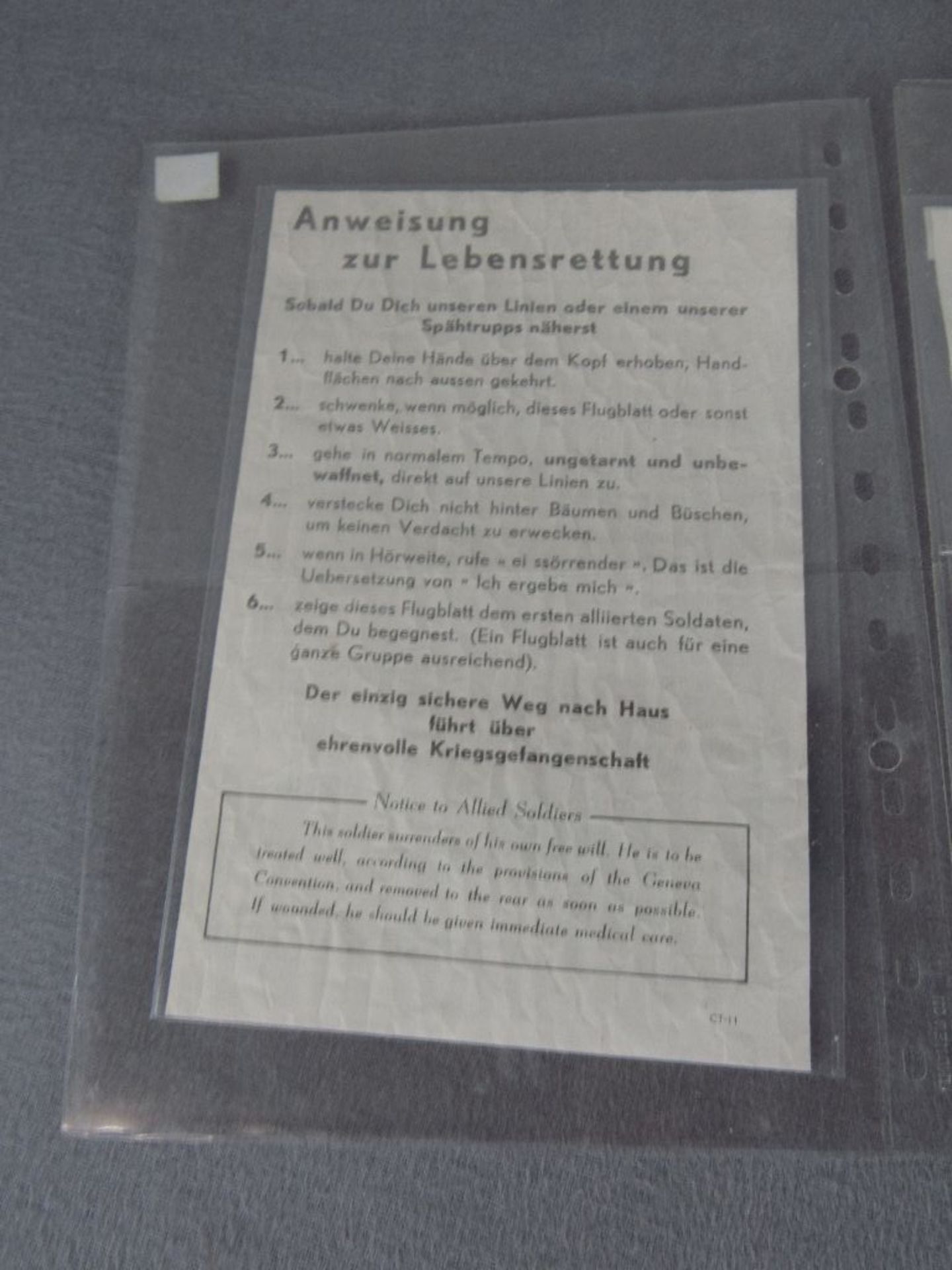 3 Flugblätter Alliierte 2.WK - Image 5 of 7