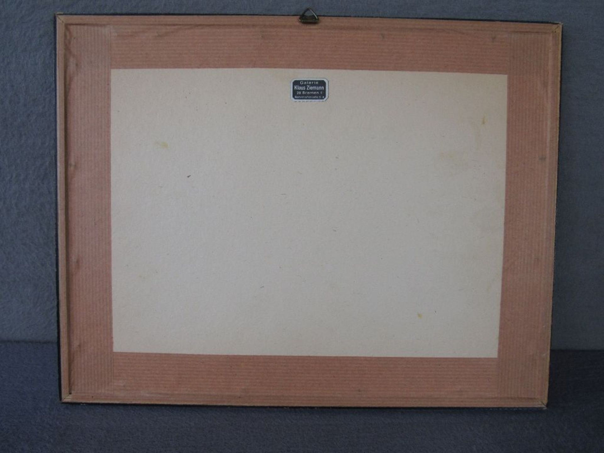 Antiker Stich Grafik originales Blatt beim Zahnarzt geschätzt um 1600 schön gerahmt 29x23cm - Image 3 of 3