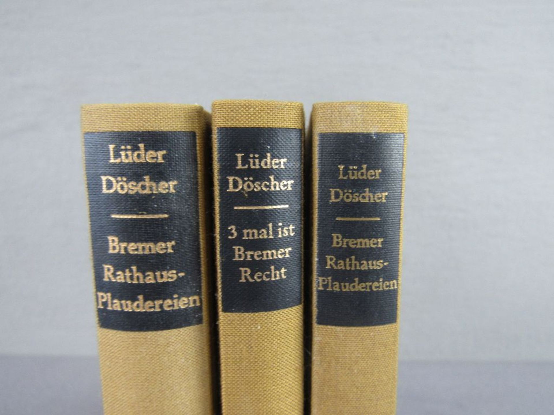 Drei Bücher über Bremen + zwei Messingbuchstützen - Bild 2 aus 4