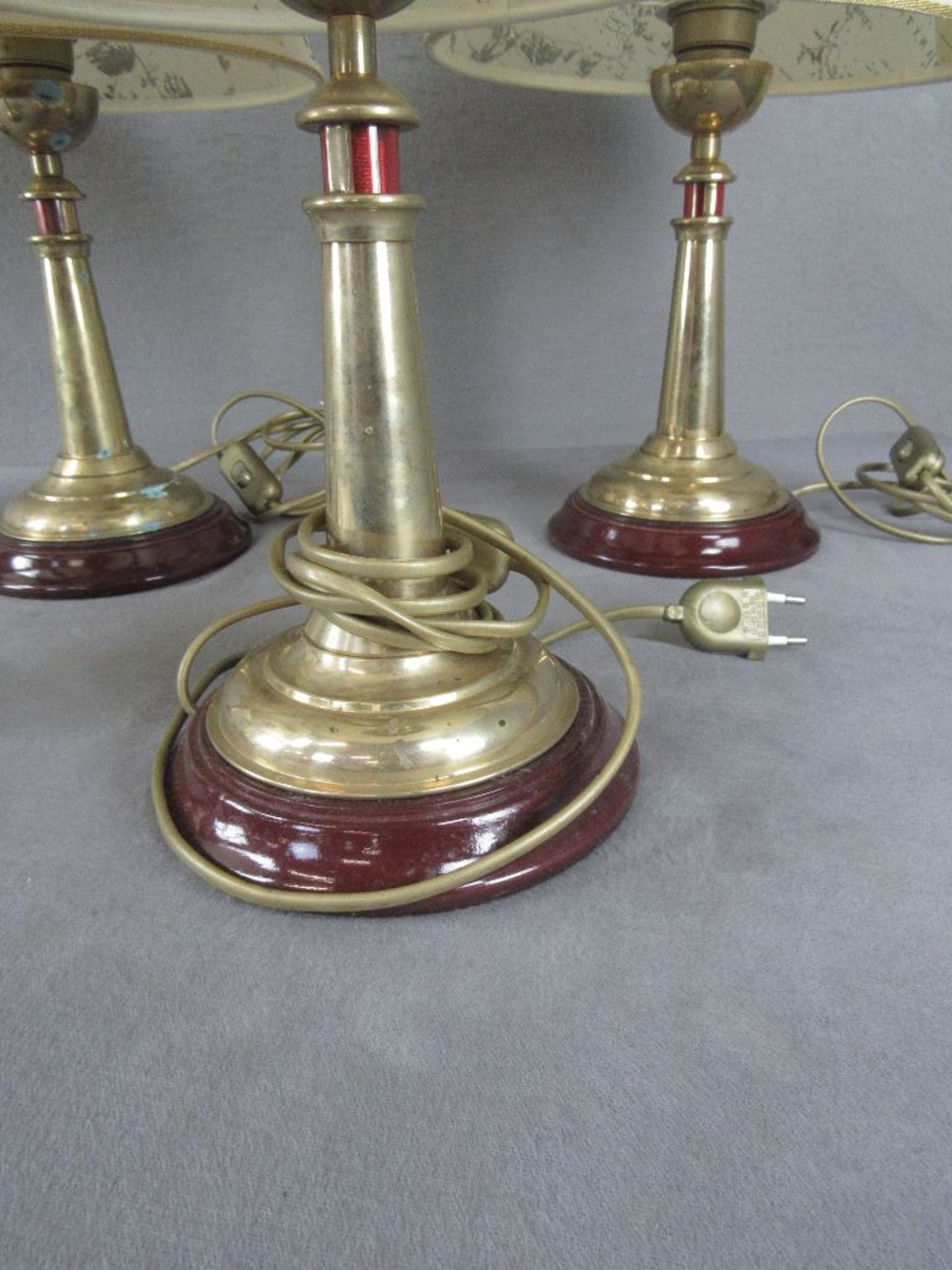 Fünf maritime Tischlampen Fuß in Darstellung eines Leuchtturms 43cm hoch - Image 2 of 6