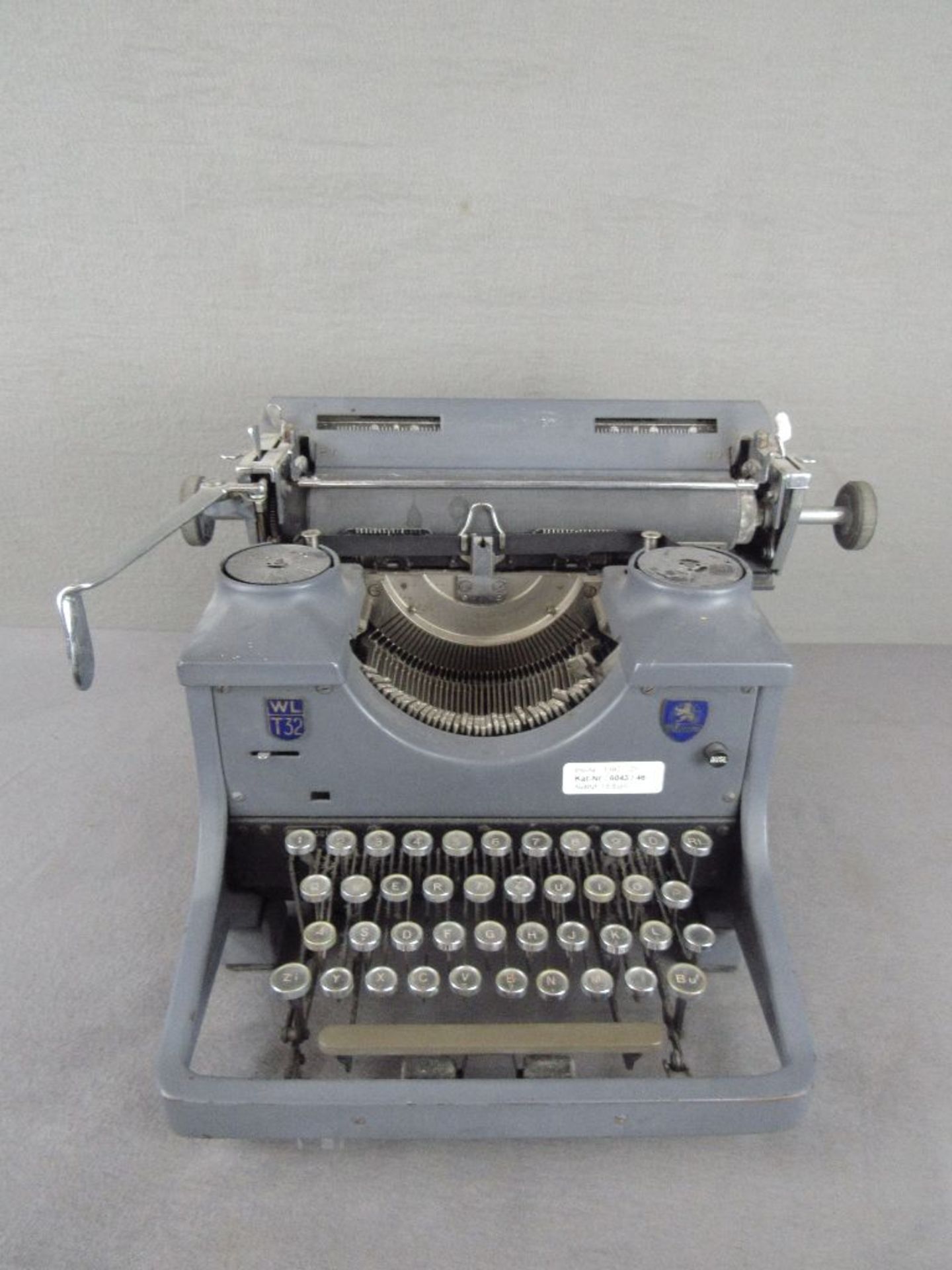 Militärische Schreibmaschine WL32 Glastasten