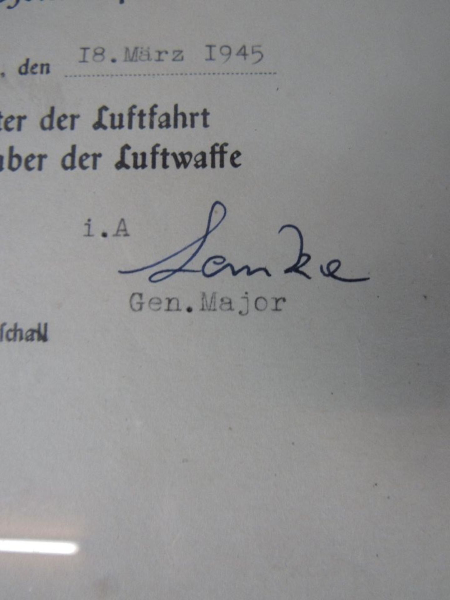 Besitzzeugniss Panzervernichter für Fallschirmjäger Division Göring in Rahmen 2.WK ungeprüft - Image 4 of 5