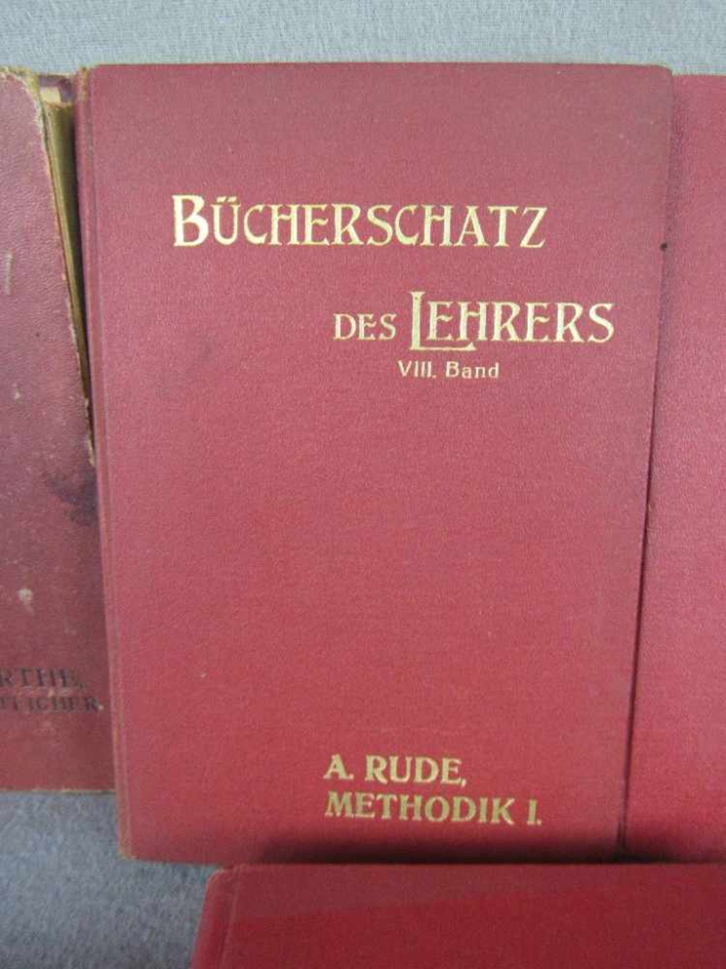 Konvolut Bücher für Lehrer antik um 1920 - Bild 2 aus 7