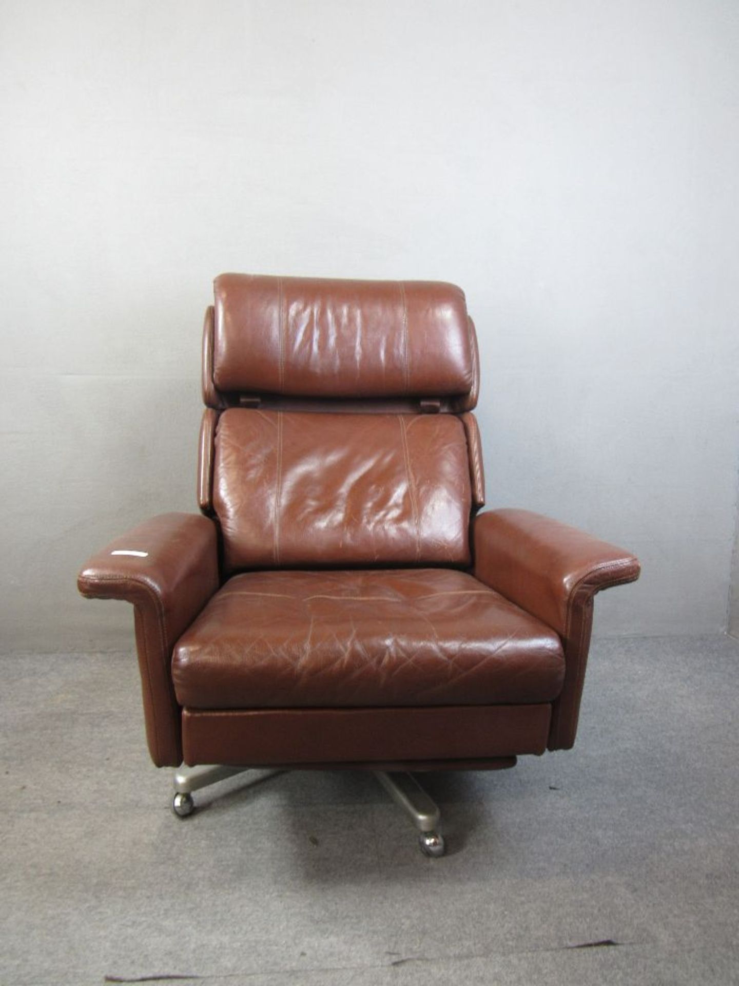 Vintage Designer Relaxsessel Dark Brown