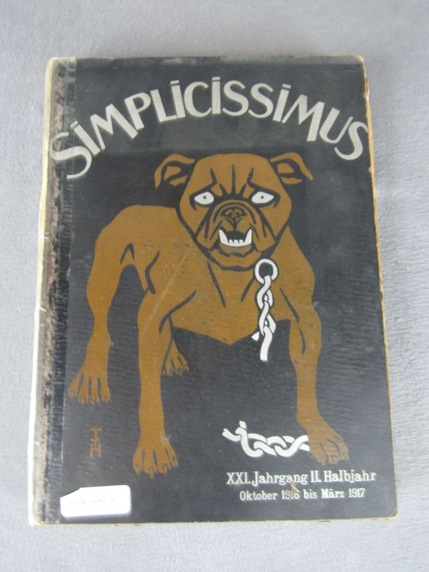 Großes Buch Simplicissimus Oktober 1916 bis März 1917 38x28cm