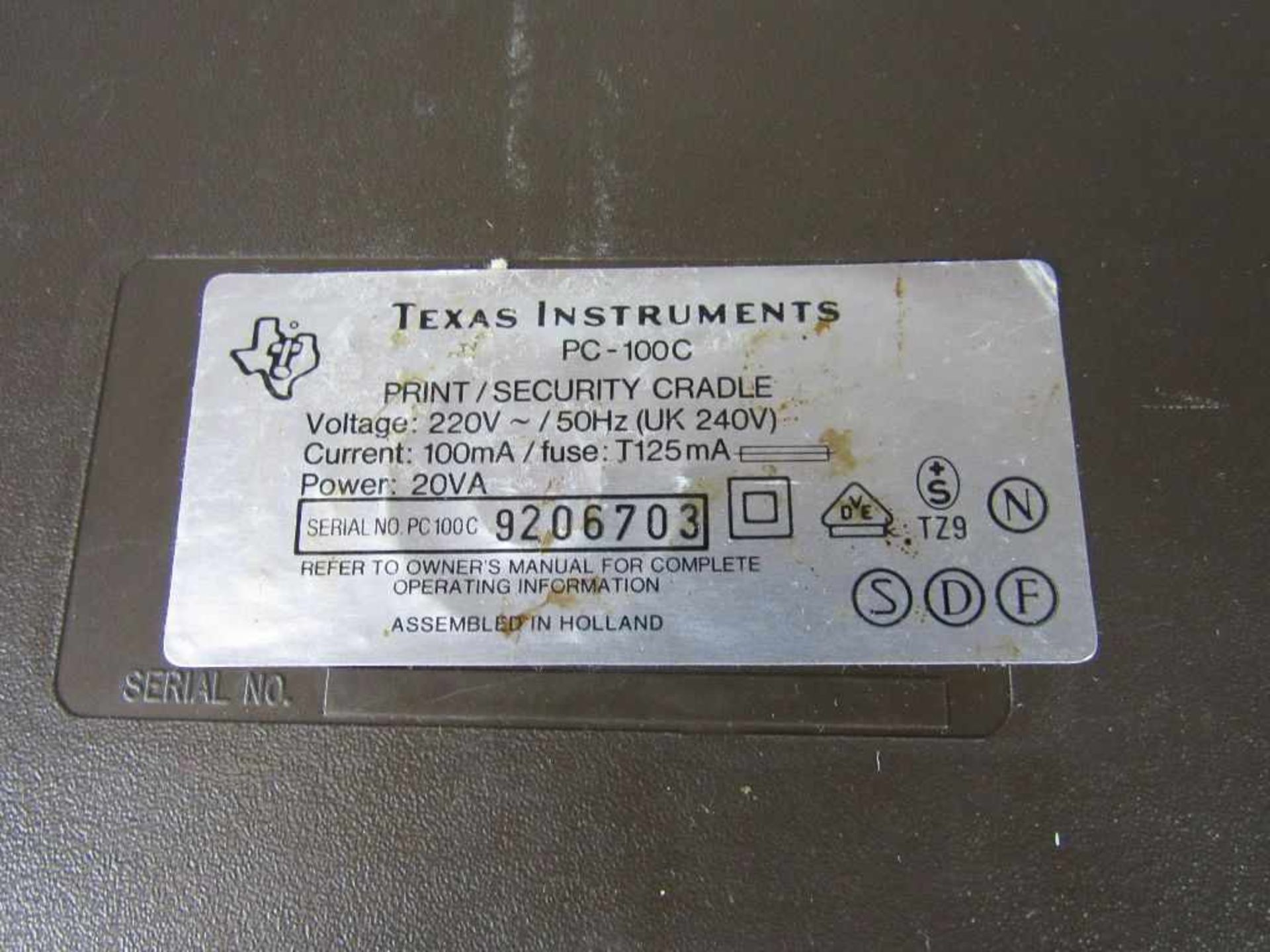 Seltene Rechenmaschiene Texas Instruments PC-100C ungeprüft sehr selten - Bild 5 aus 5