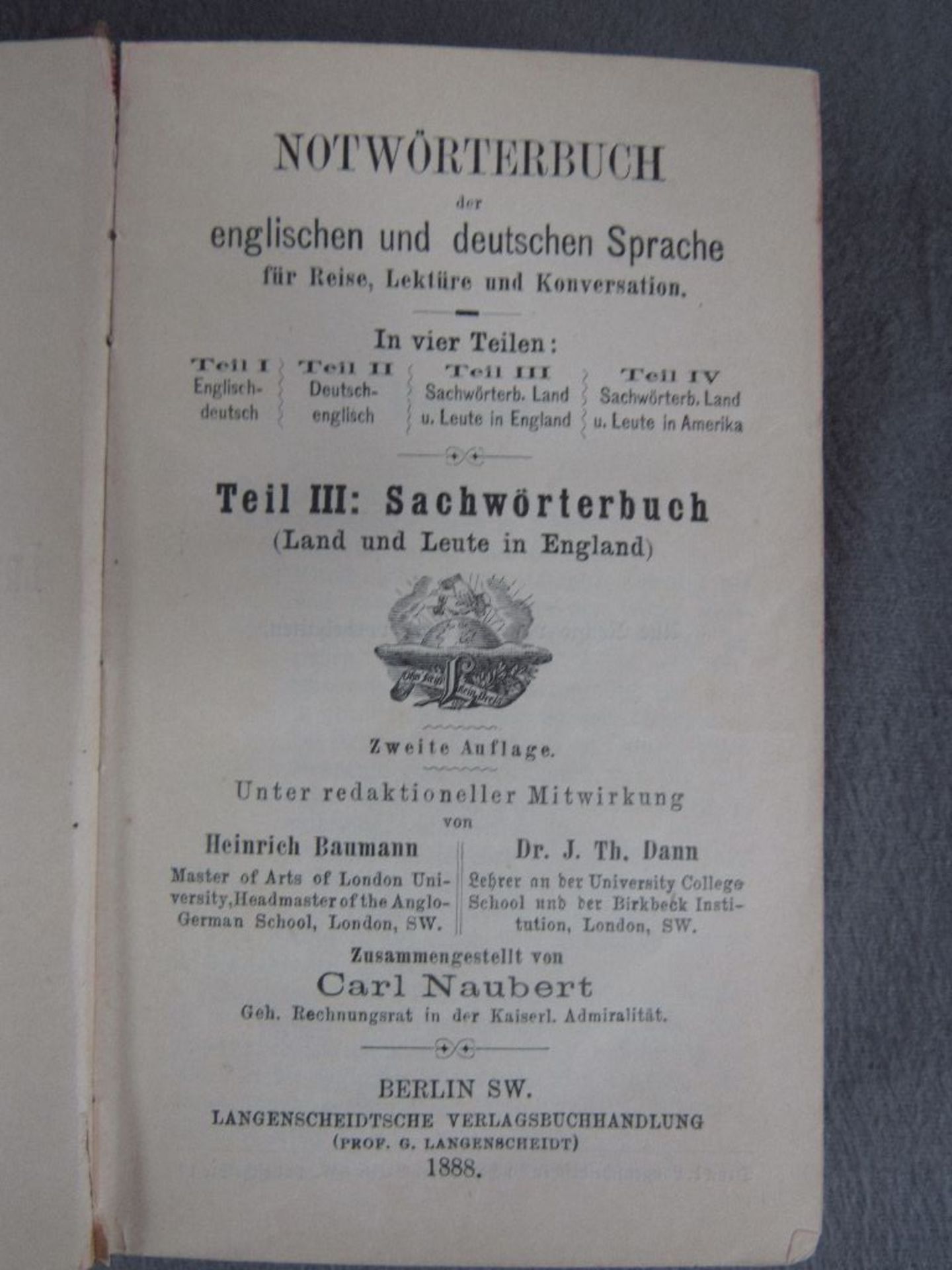 Konvolut drei antike Bücher - Bild 6 aus 6