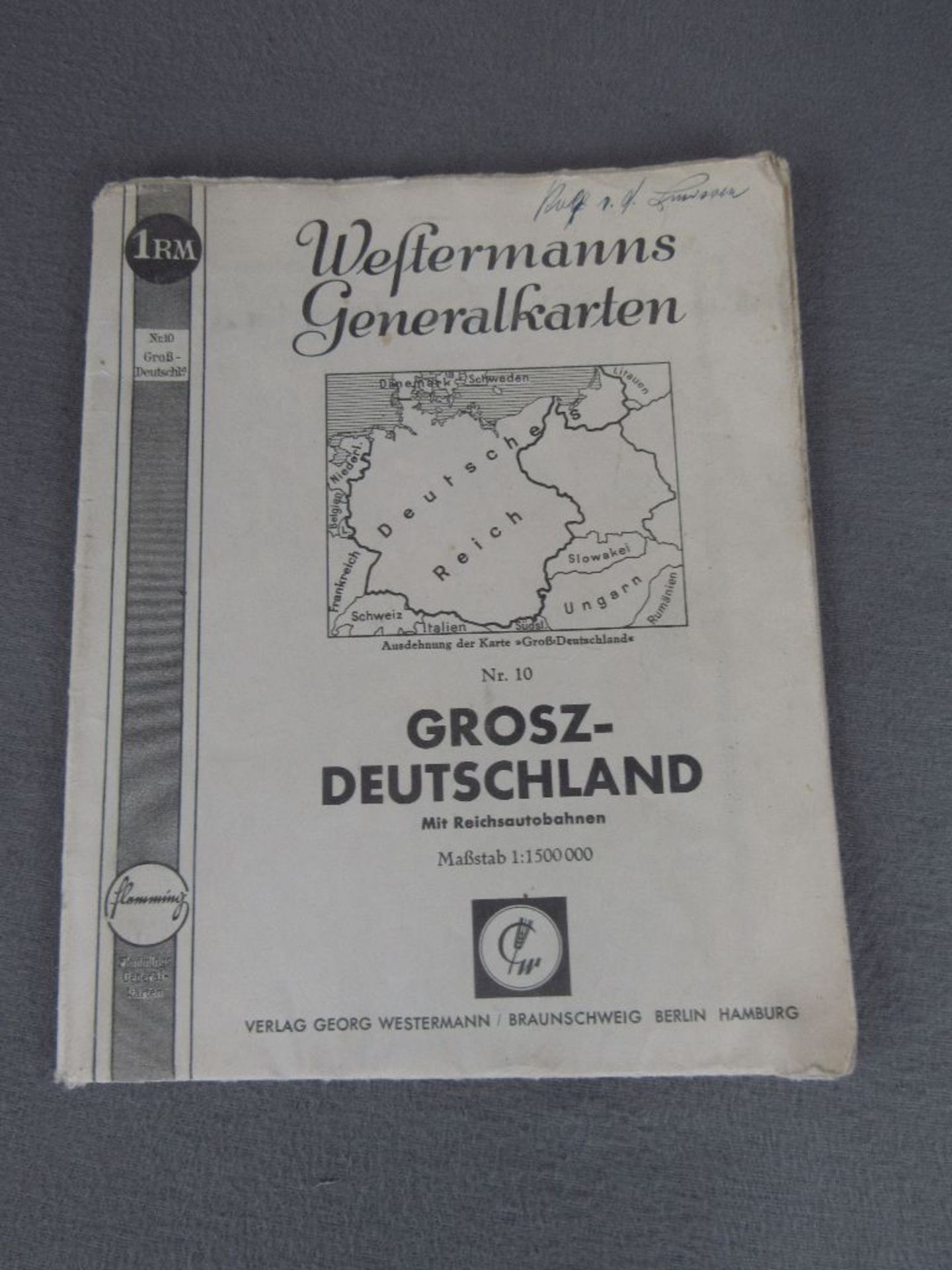 Karte Großdeutschland 1940