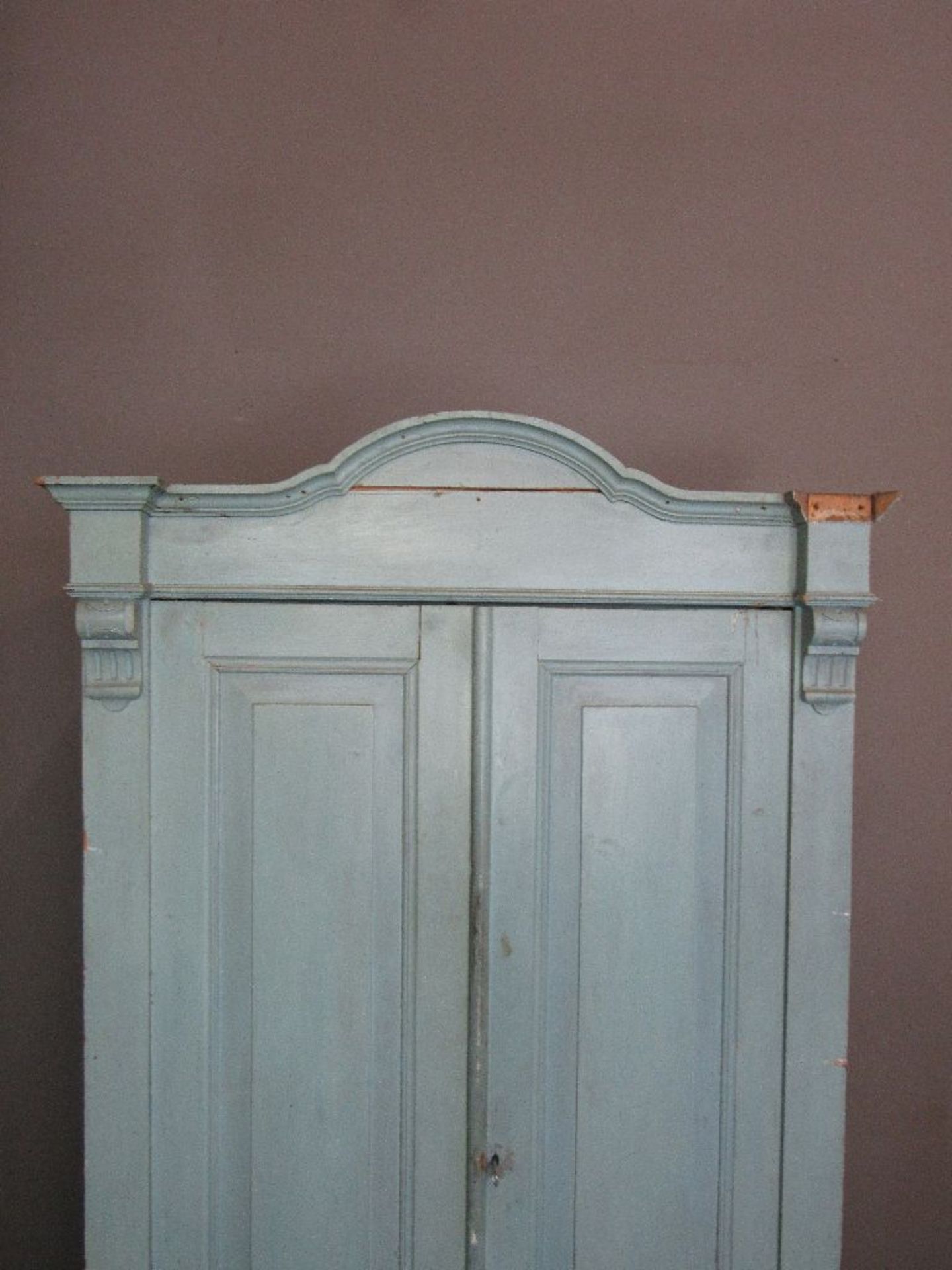 Weichholzschrank Historismus um 1880 unter Farbe 110x195x50cm - Image 2 of 7