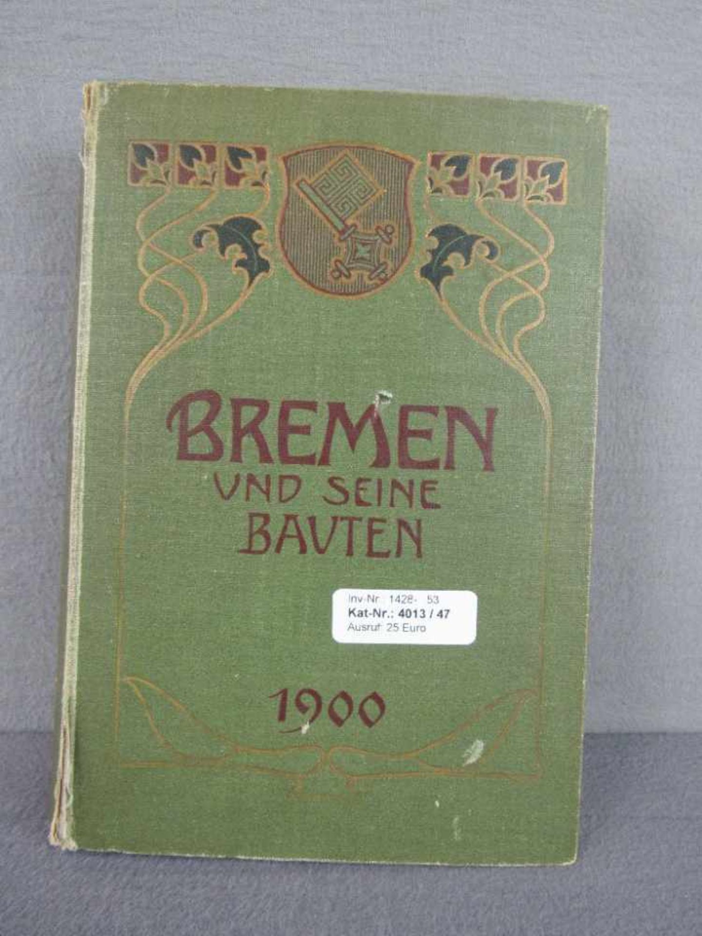 Antikes Buch Jugendstil Bremen und seine Bauten 1900 mit 800 Abbildungen Bremer Bauten sehr