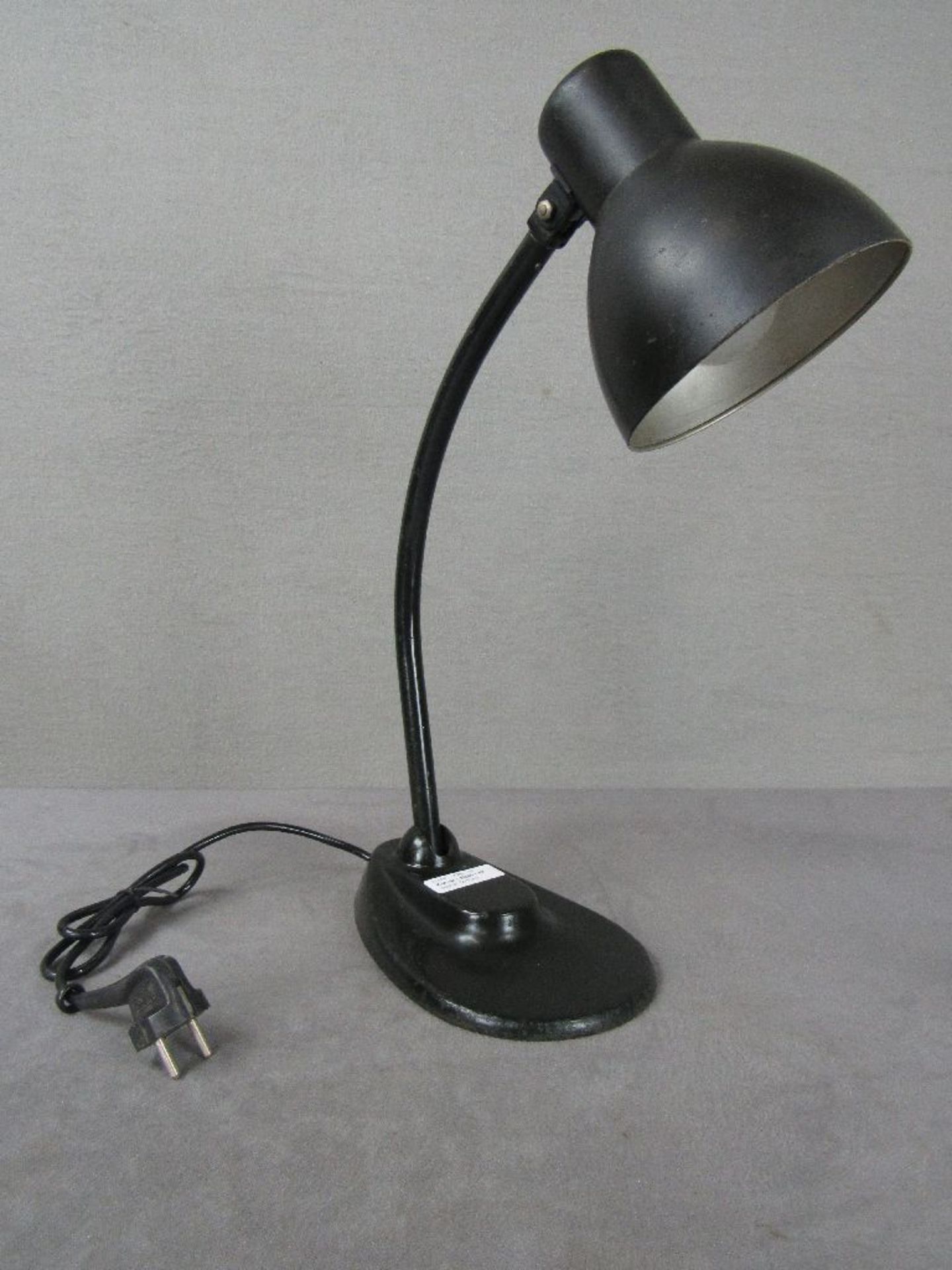 Schreibtischlampe Bauhaus 1930-1940 Dark Green Kandem Modell 967 Schalter defekt ansonsten schöner