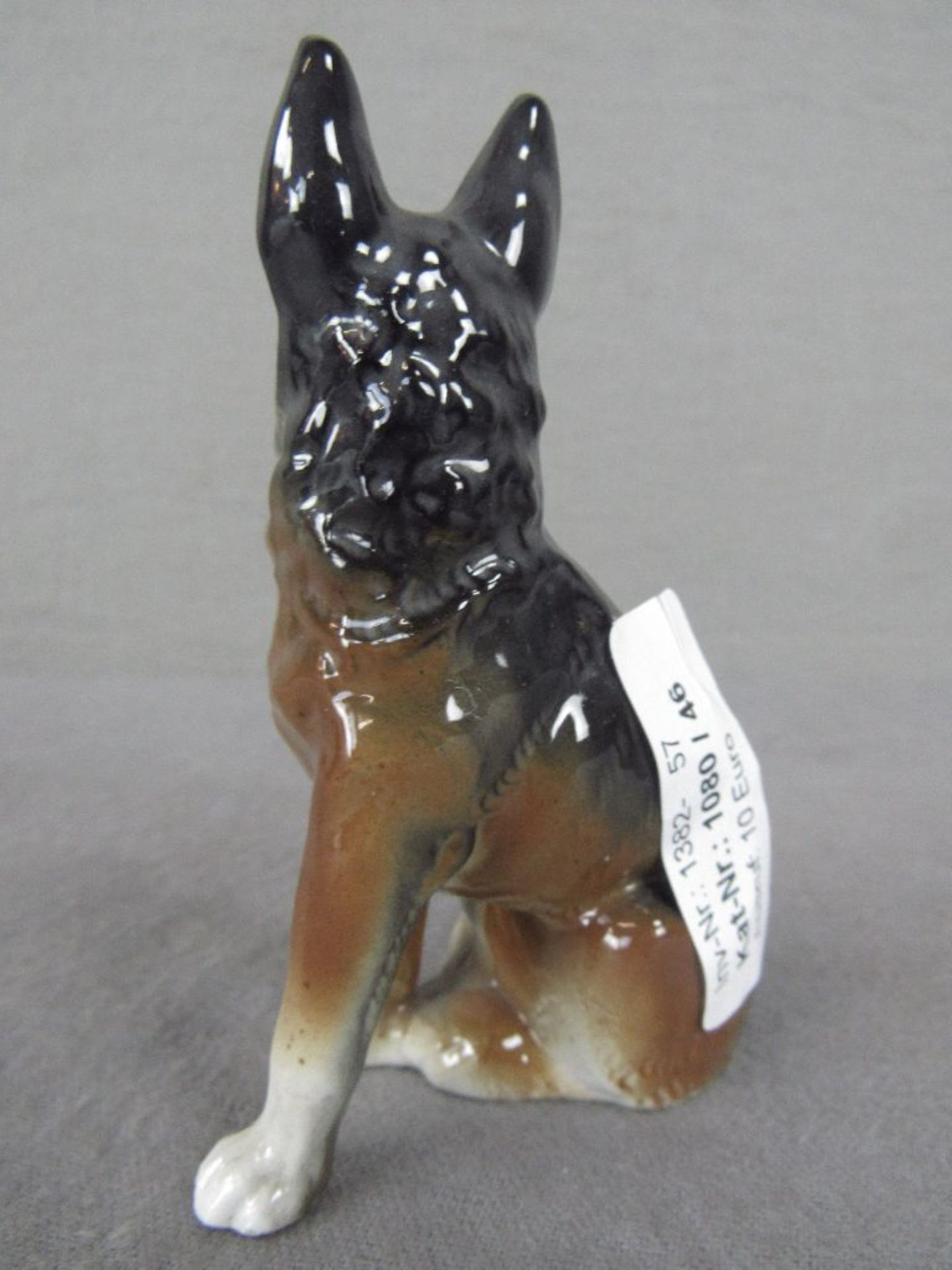 Porzellanfigur Schäferhund top Zustand - Bild 2 aus 3