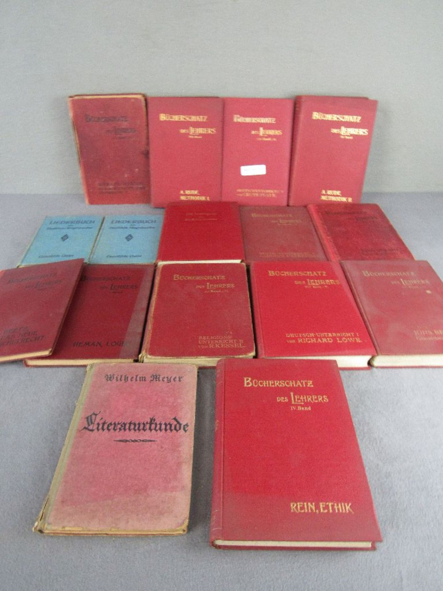 Konvolut Bücher für Lehrer antik um 1920