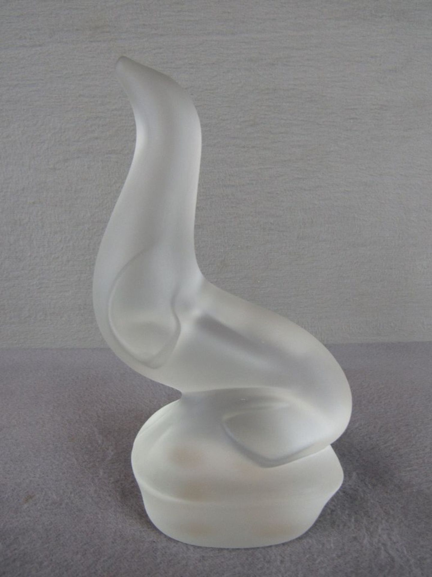 Schwere Glasskulptur "Seehund" Höhe:19cm