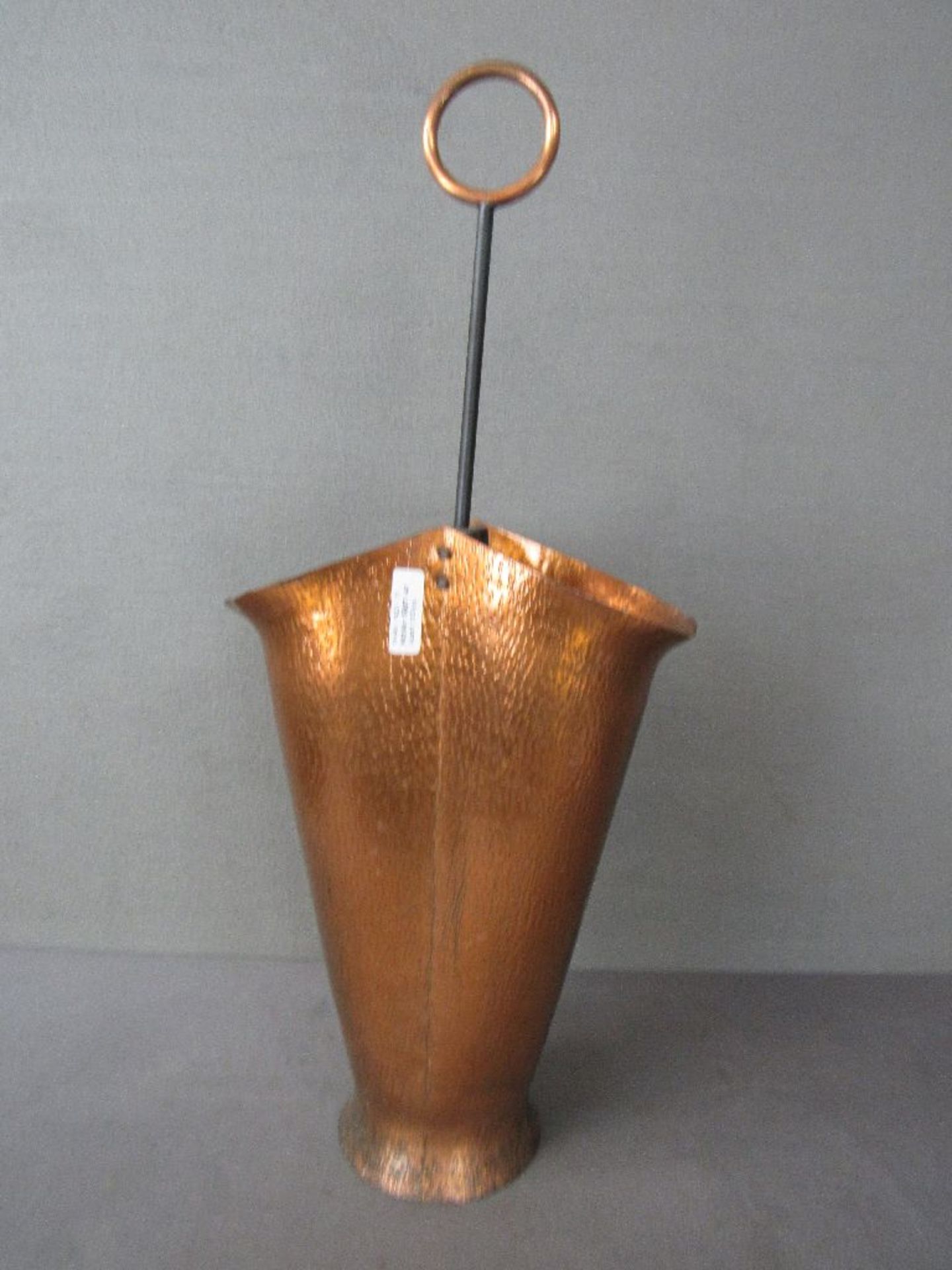 Schirmständer 60er Jahre Kupfer 74cm hoch