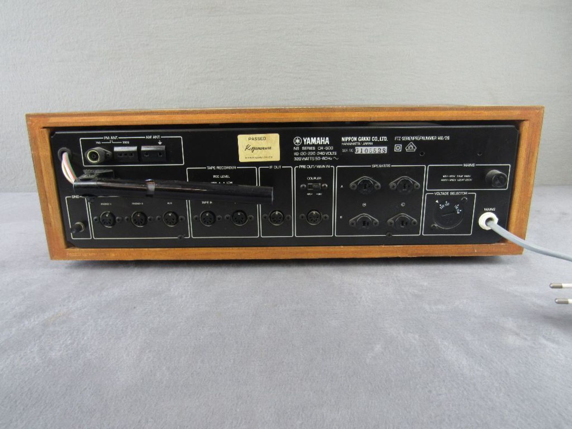 Stereoanlage Reciever Yamaha Vintage 70er Jahre Modell Cr-600 guter Zustand - Image 5 of 9