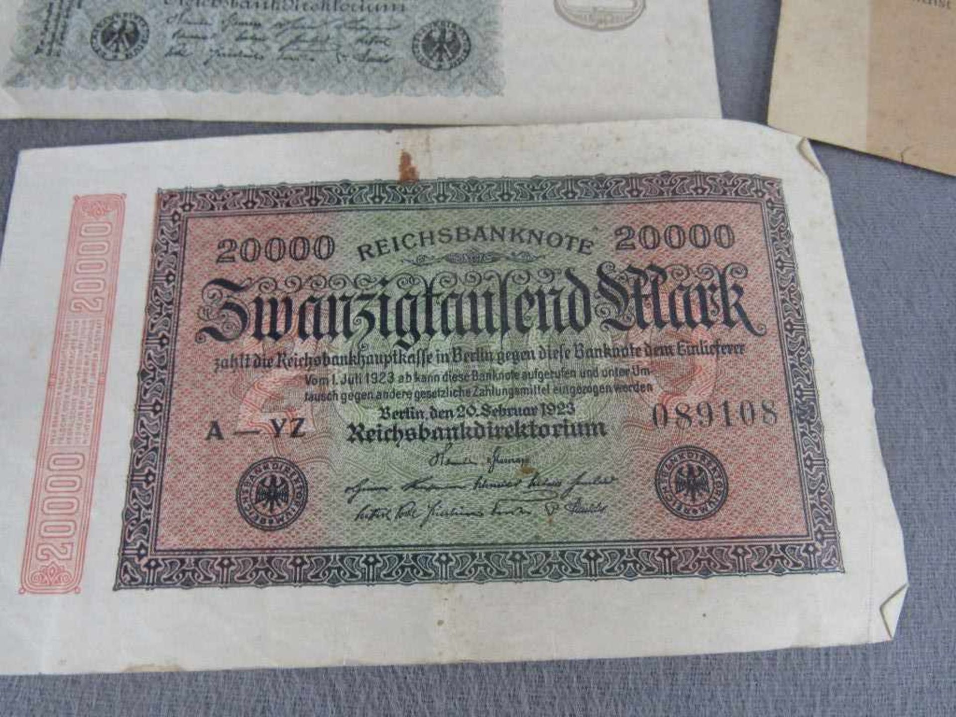 Konvolut Banknoten Reichsmark und Kleider sowie andere Dokumente - Image 4 of 4