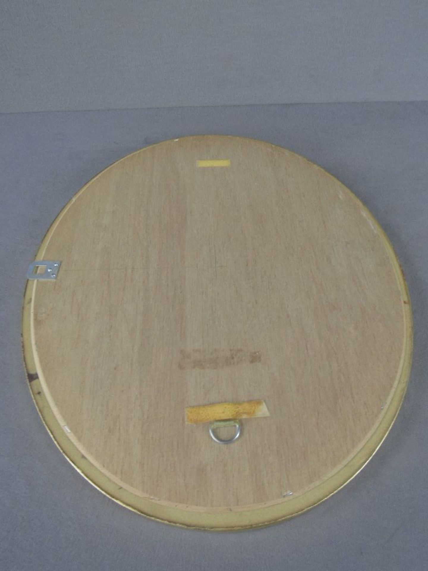 Wandspiegel oval Facettschliff ca.54cm - Bild 3 aus 4