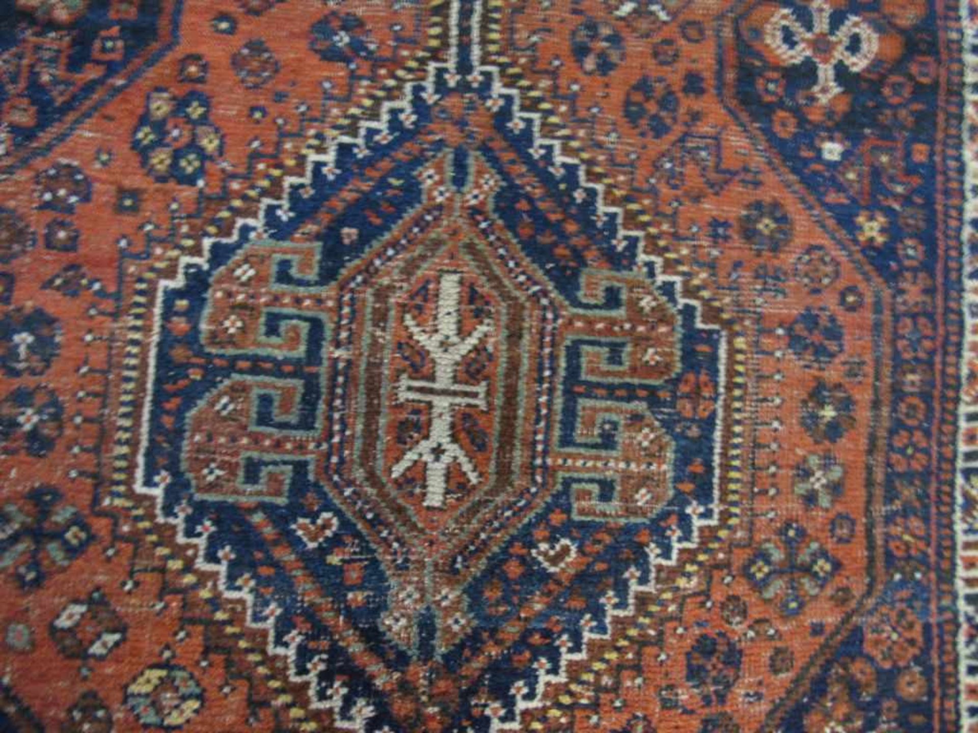 Teppich handgeknüpft rotgrundig 94x135cm - Image 2 of 3