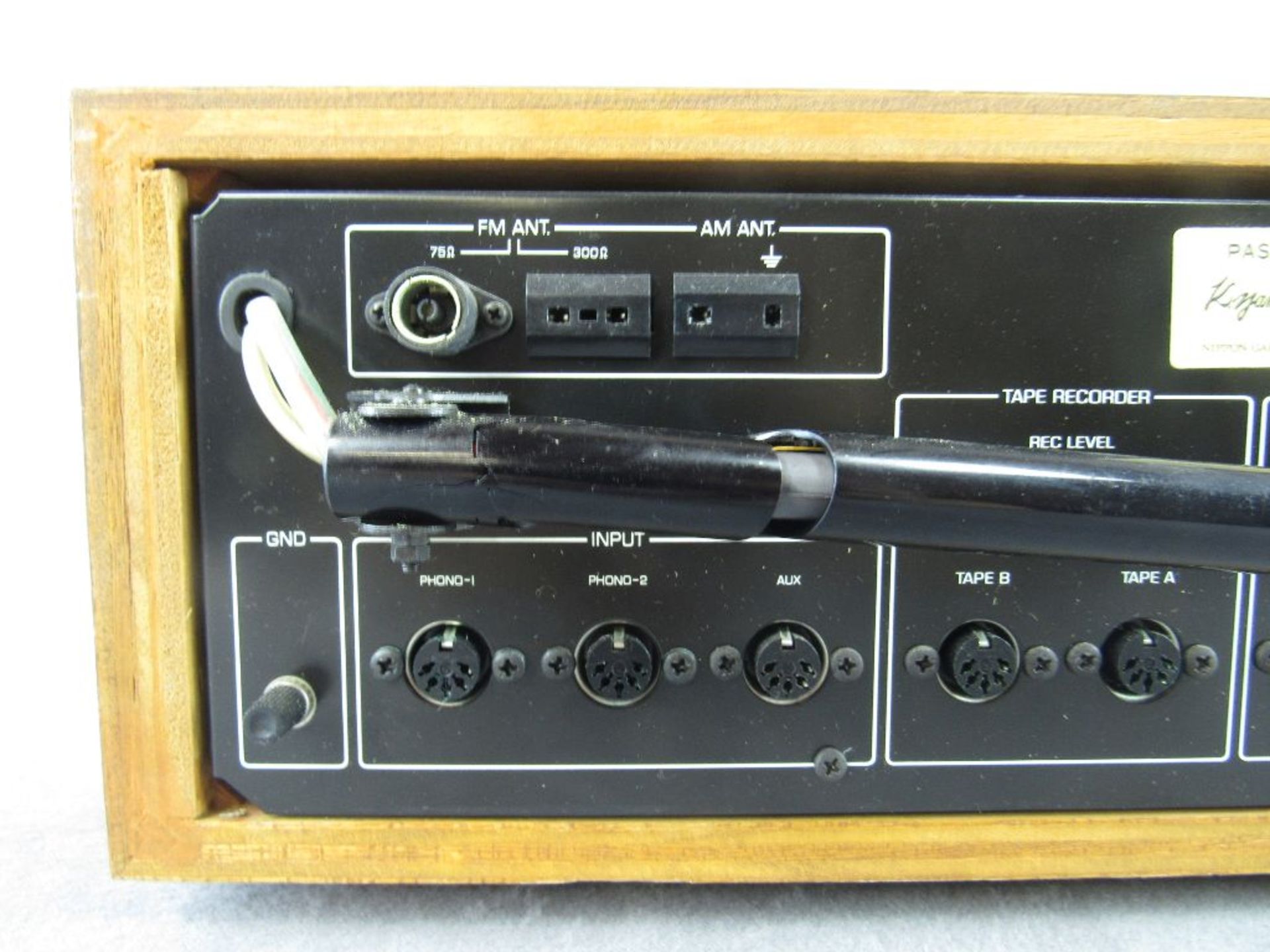 Stereoanlage Reciever Yamaha Vintage 70er Jahre Modell Cr-600 guter Zustand - Image 8 of 9