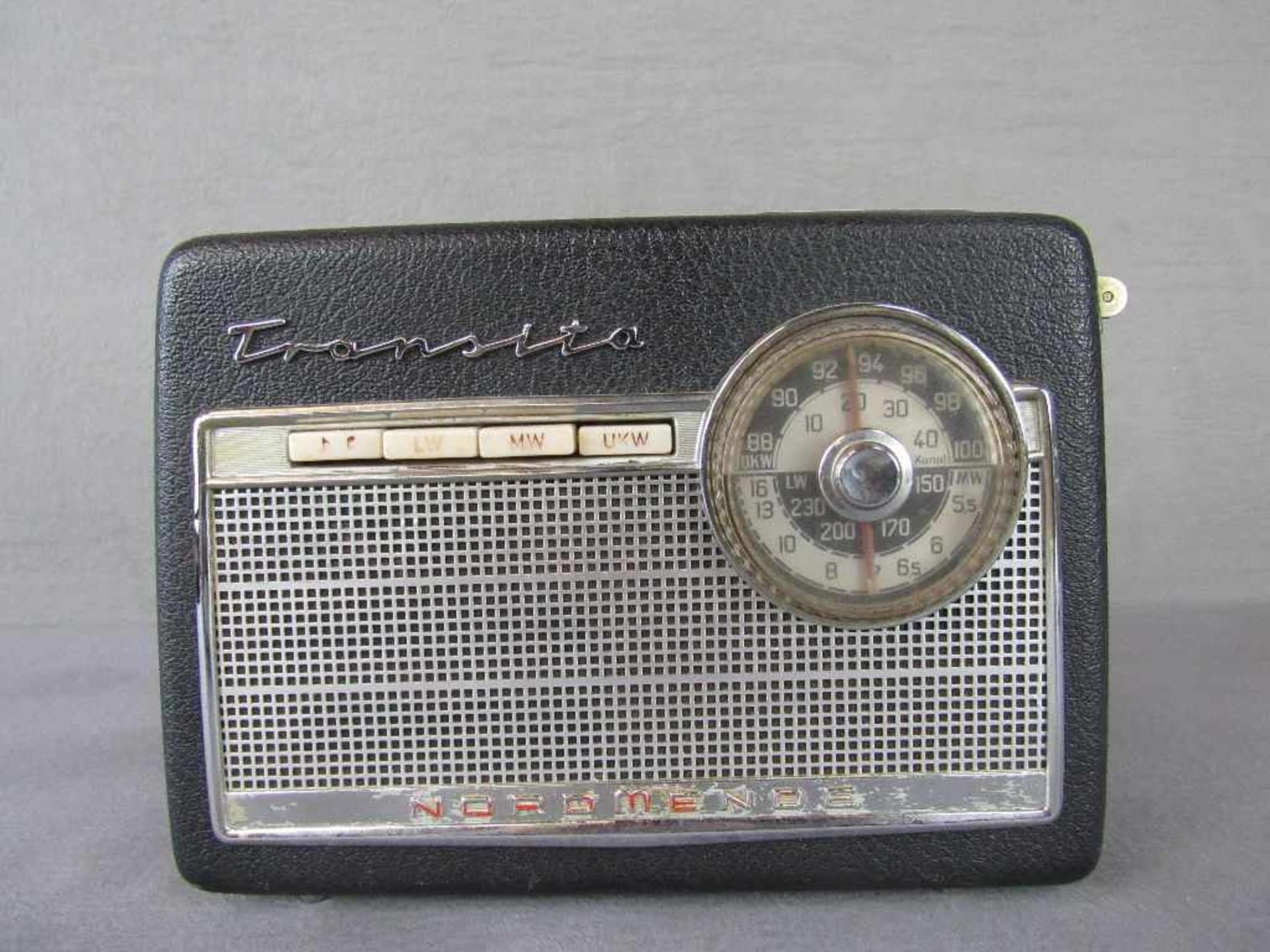 Kofferradio Transita Nordmende ungeprüft Vintage