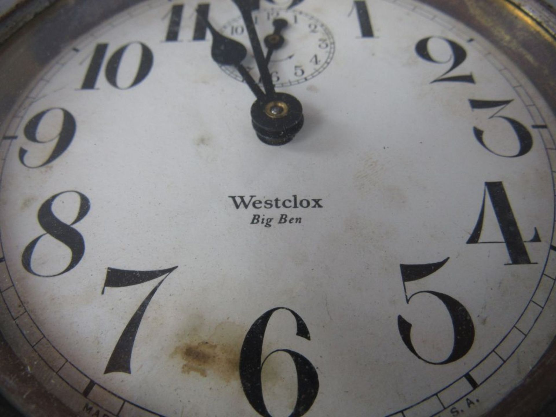Uhr Westclox Big Ben um 1900 13,5cm Durchmesser - Image 2 of 6