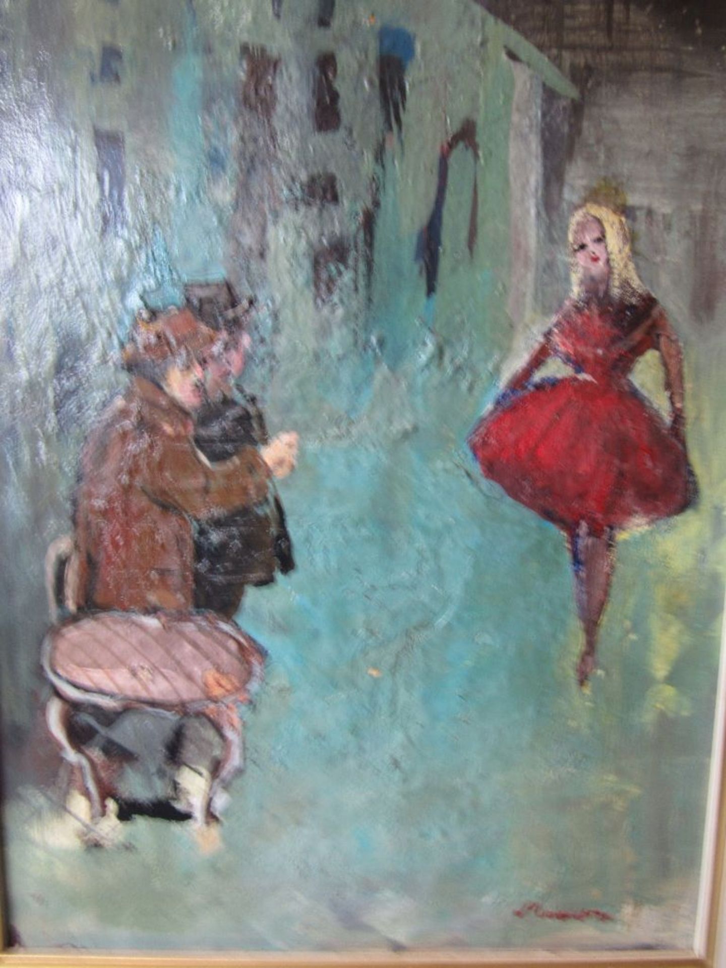 Gemälde bezeichnet Mino Maccari-70x56cm