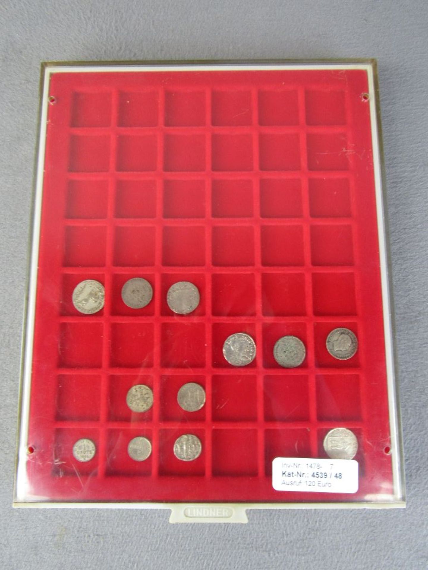 1 Schuber alte Silbermünzen Deutschland