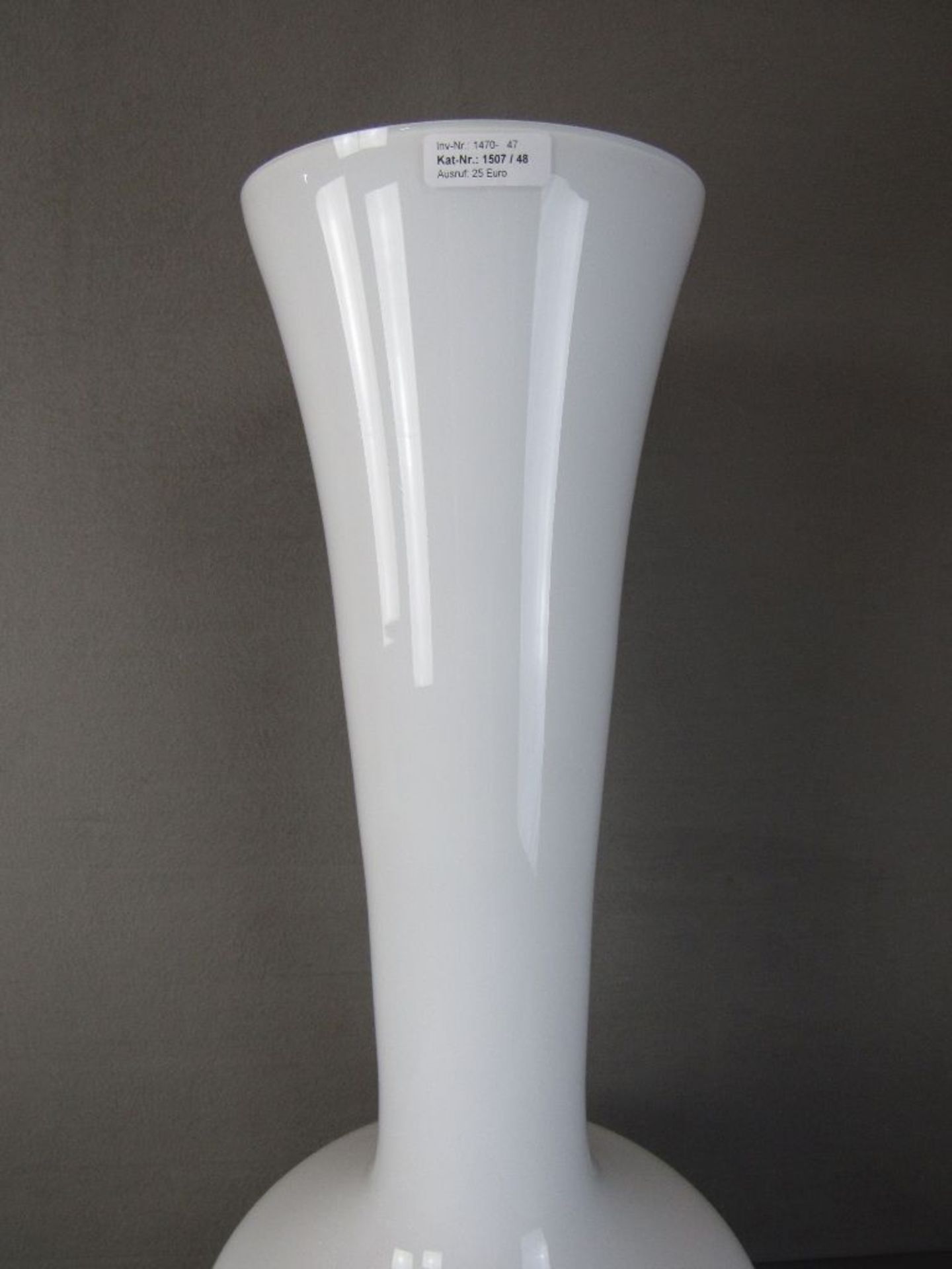 Große Glas Bodenvase Weiß Höhe:86cm - Bild 3 aus 3