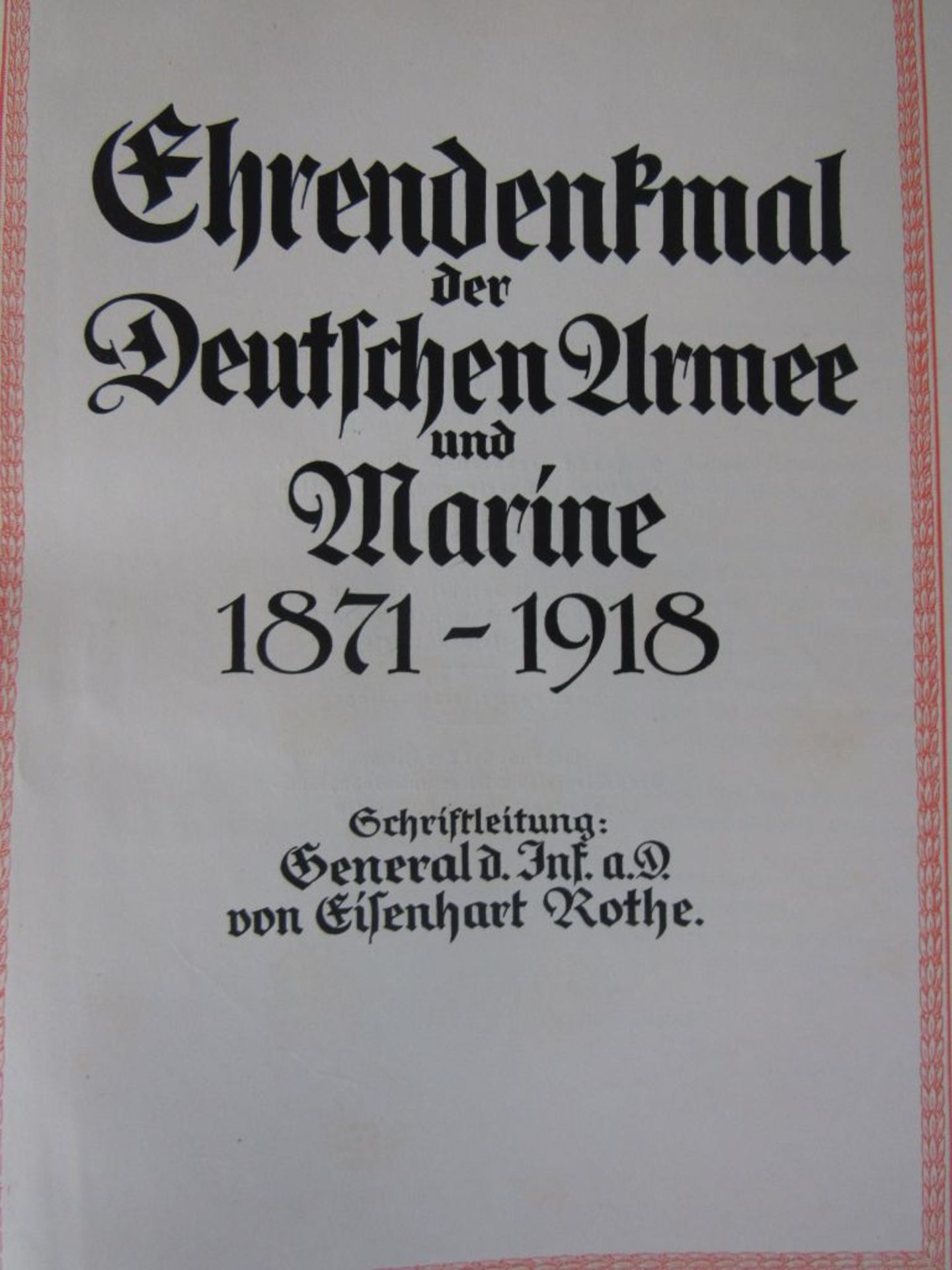 Antikes Buch Ehrendenkmal Armee Marine in original Schuber Prechtband sehr schöne colorierte - Bild 3 aus 7