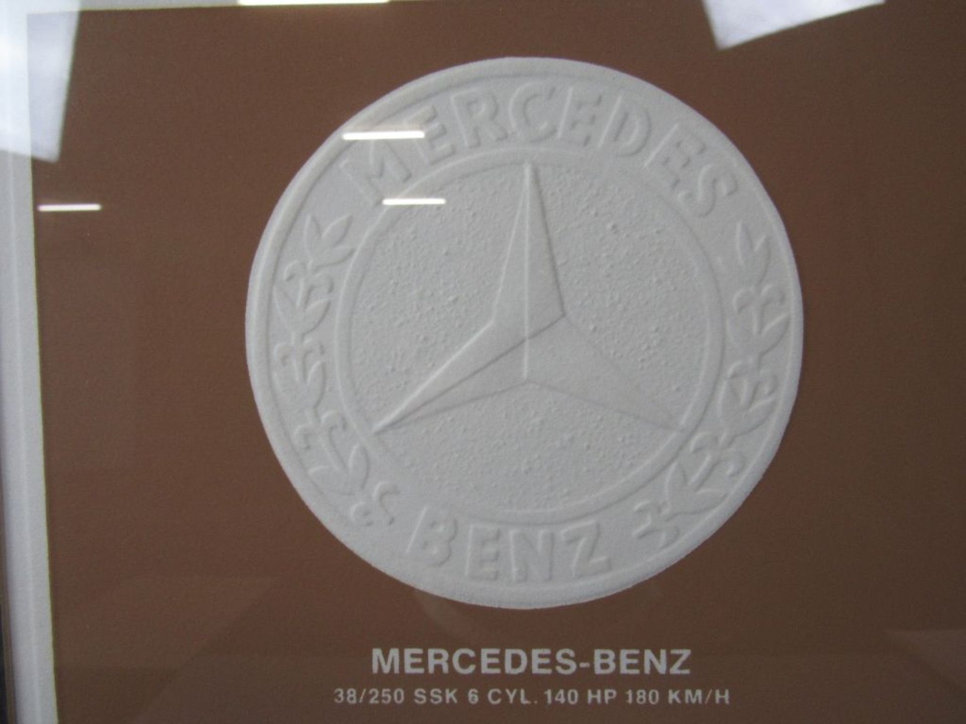 Schöne Grafik Graphics Blatt 194/500 signiert und betitelt Mercedes Benz ca.78x63cm - Image 5 of 8