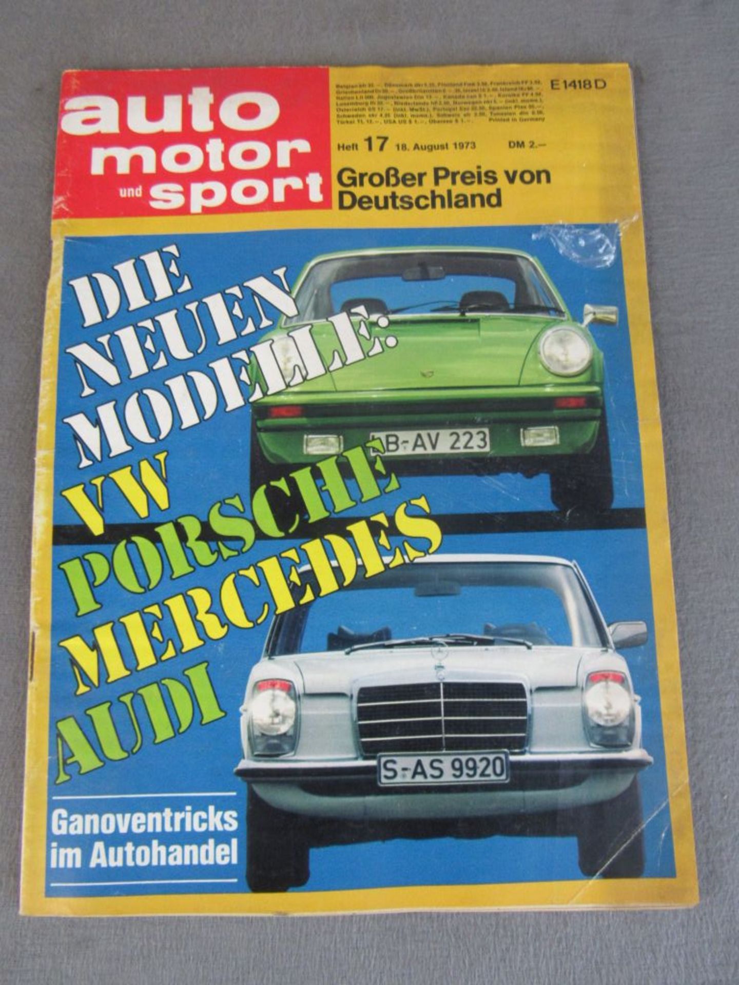Konvolut von vier Magazinen Youngtimer 60er 70er Jahre Testberichte Porsche 911 - Bild 5 aus 5