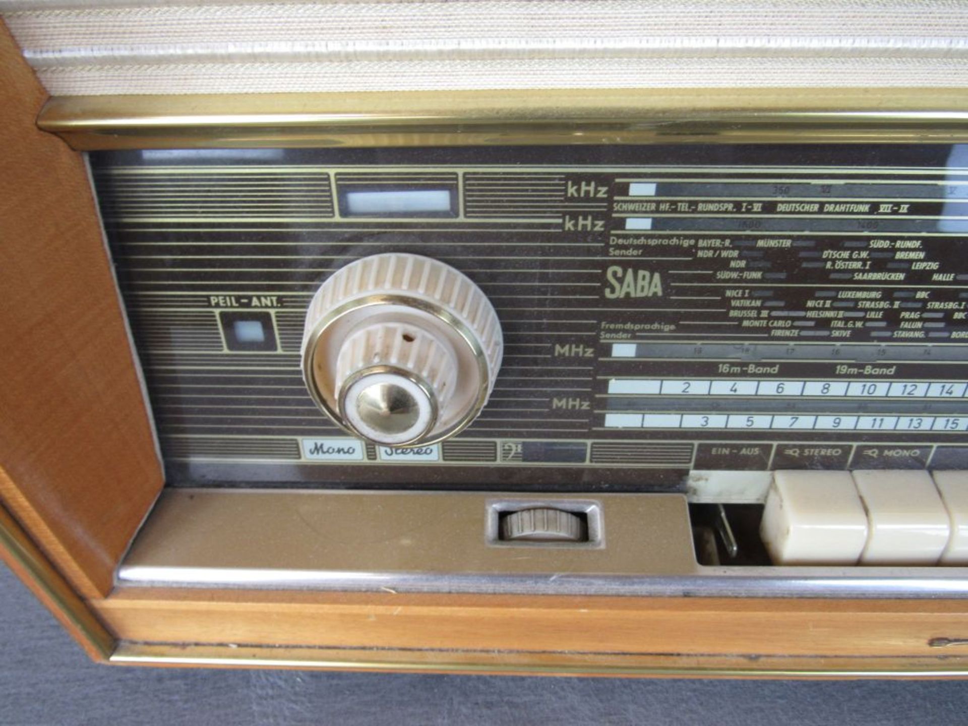 Röhrenradio Freudenstadt 100 Stereo 50er Jahre 60x28x38cm - Bild 2 aus 7