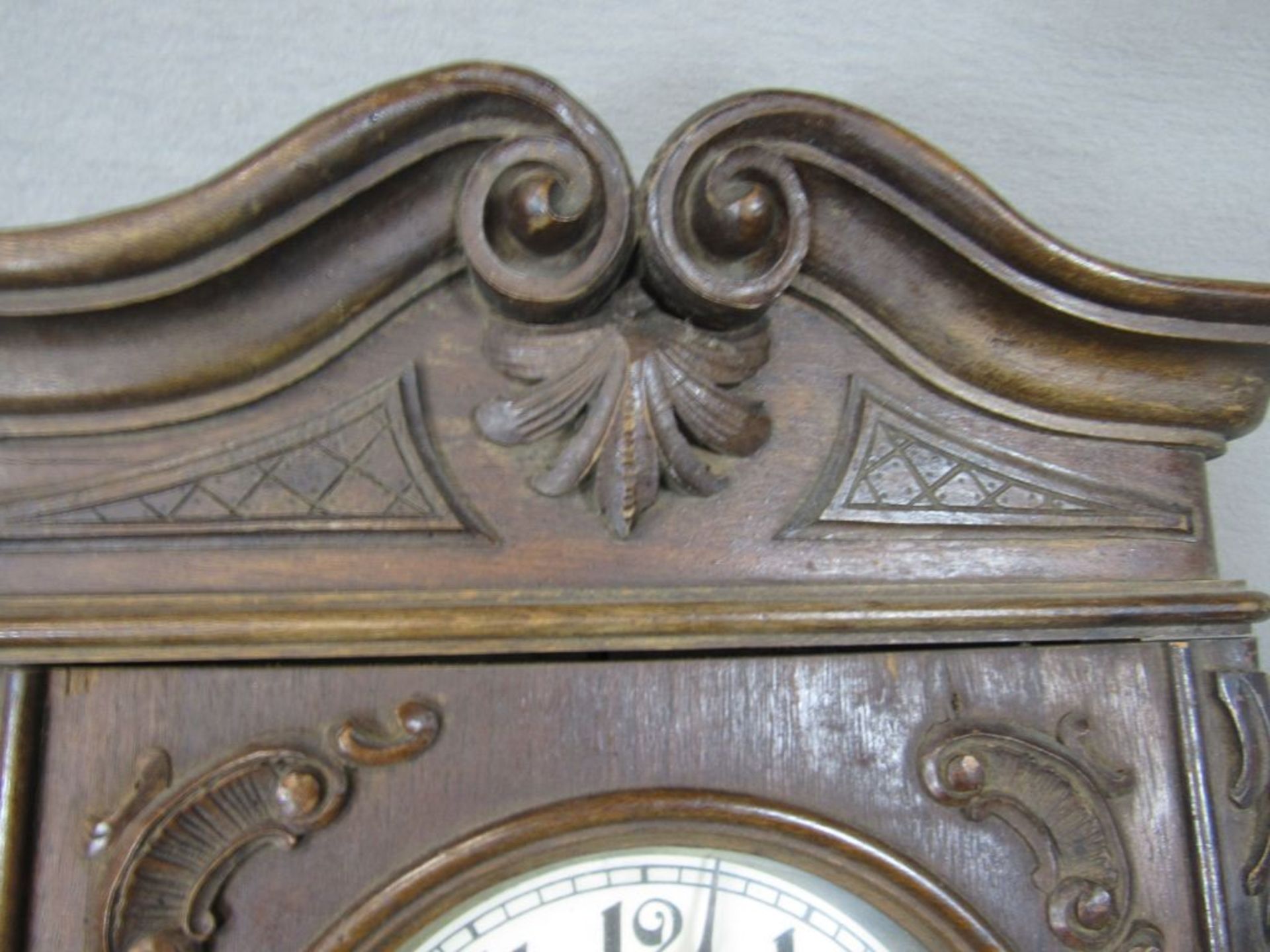 Traumhafter Wiener Regulator Jugendstil drei Gewichte diese ziseliert 98cm hoch - Bild 9 aus 9