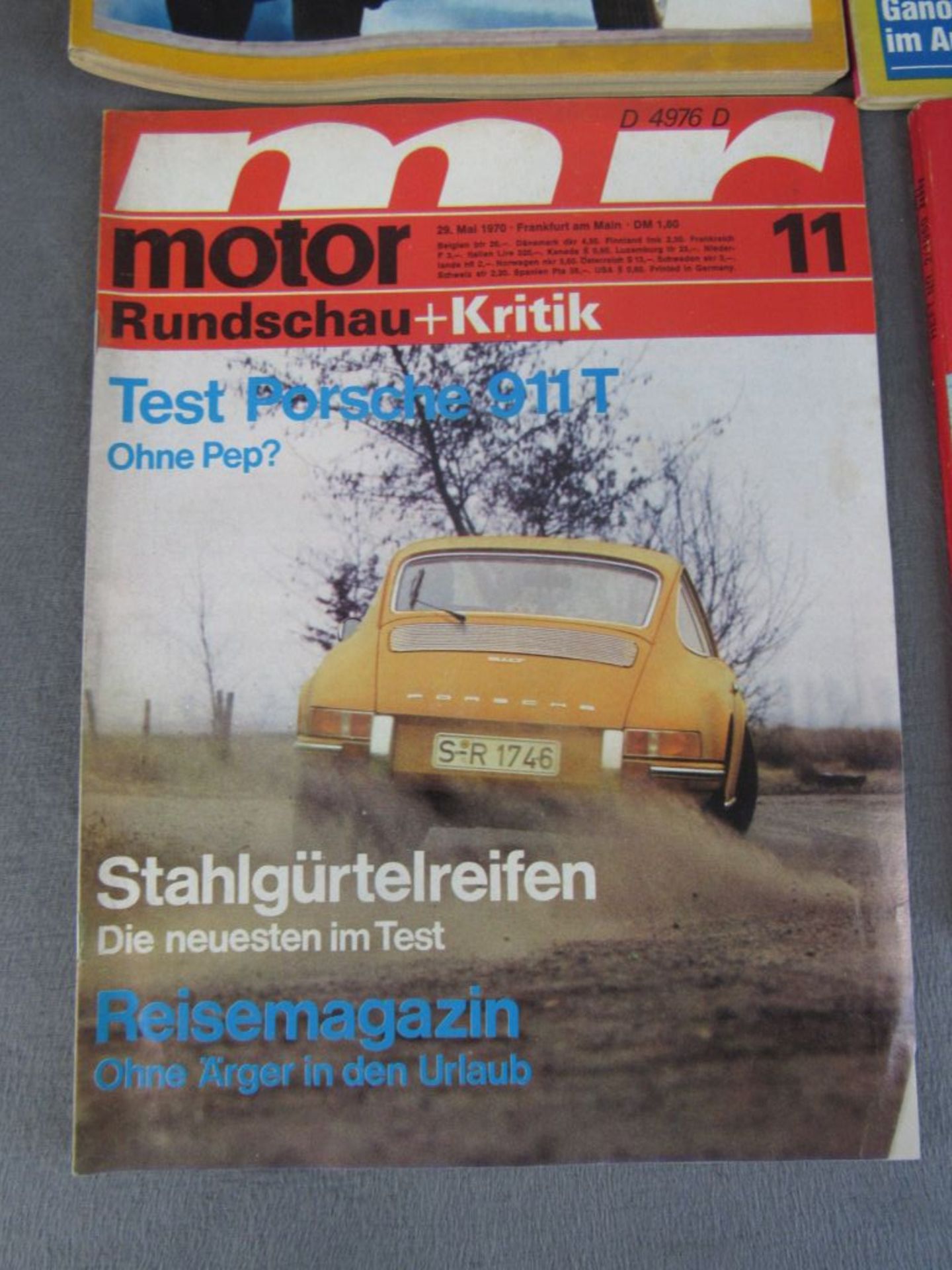 Konvolut von vier Magazinen Youngtimer 60er 70er Jahre Testberichte Porsche 911 - Bild 3 aus 5