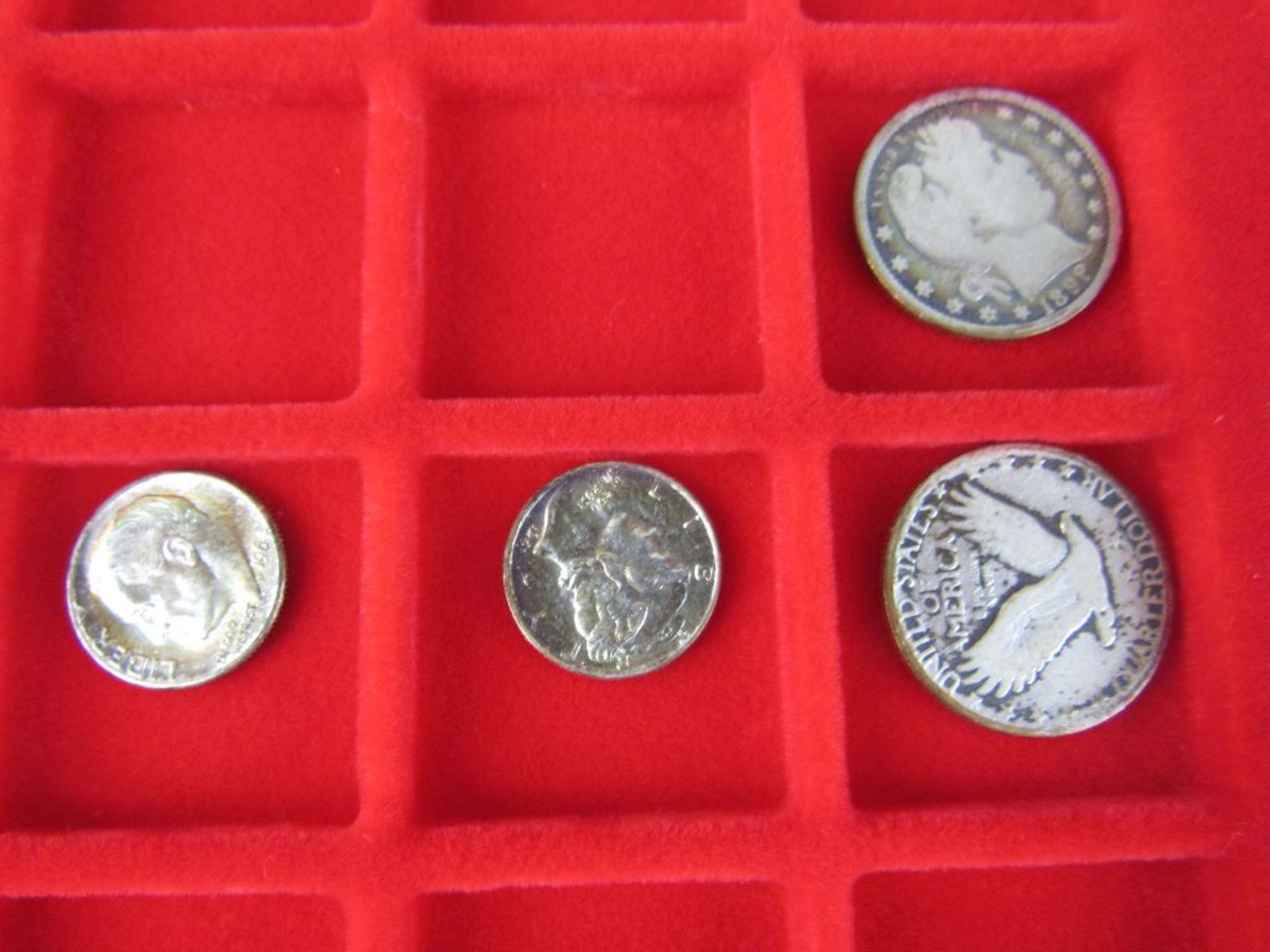 2 Schuber mit vielen Silbermünzen und einigen Nickel Münzen - Bild 14 aus 14