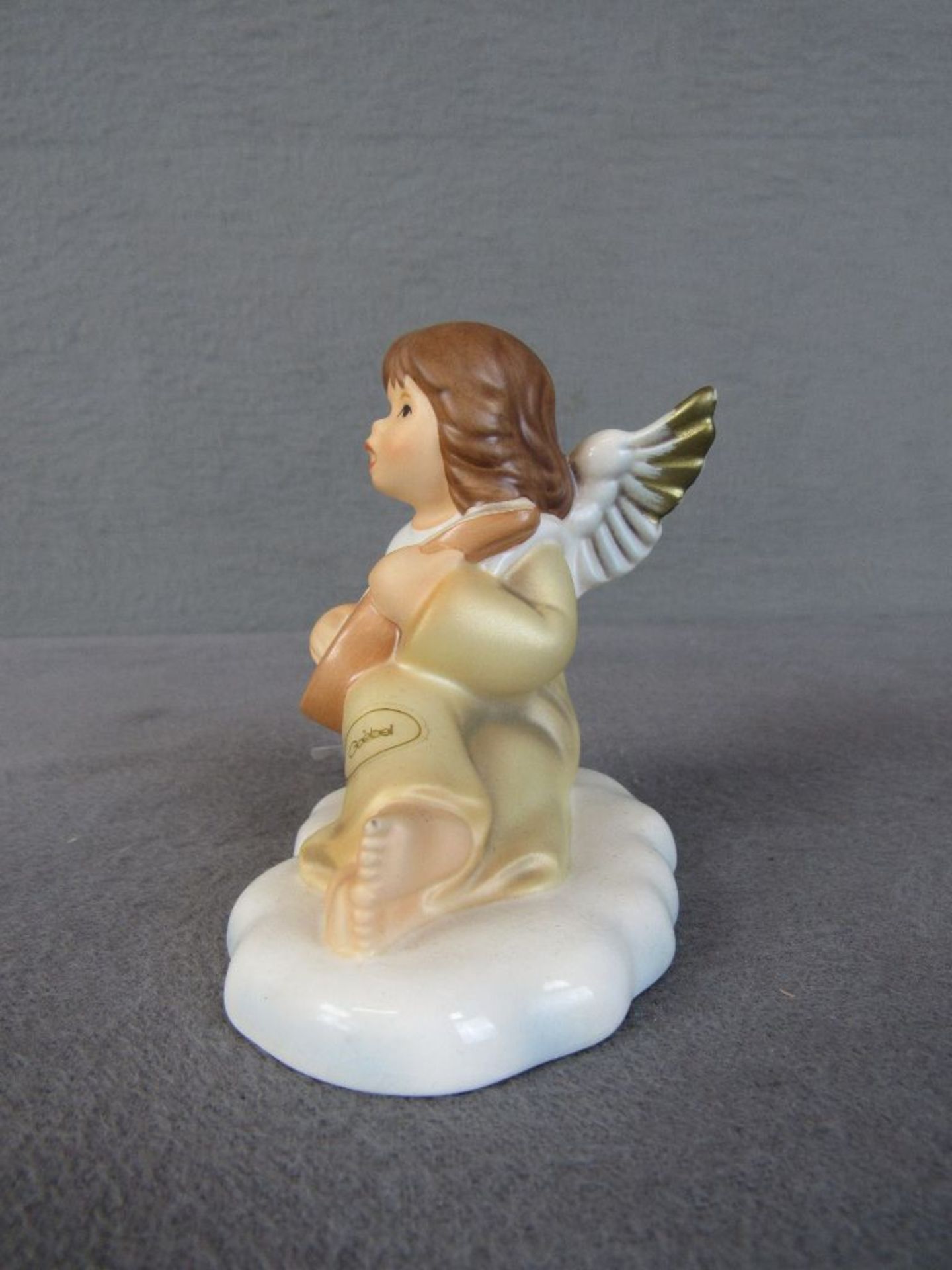 Porzellanfigur Engel mit Laute 8,5cm hoch - Image 2 of 4