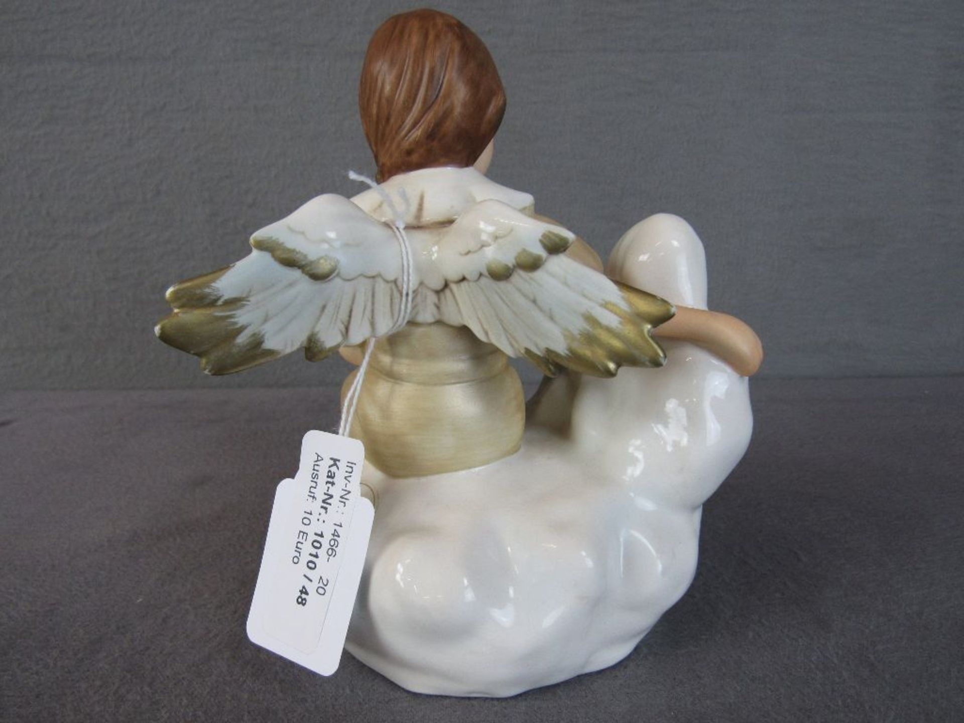 Porzellanfigur Engel auf Wolke Goebel 17,5cm hoch - Image 3 of 5