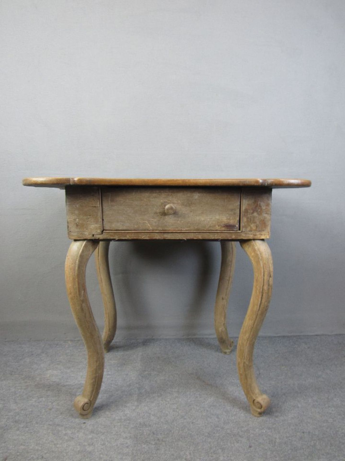 Antiker Tisch um 1800 ein Schub ca.87x62cm