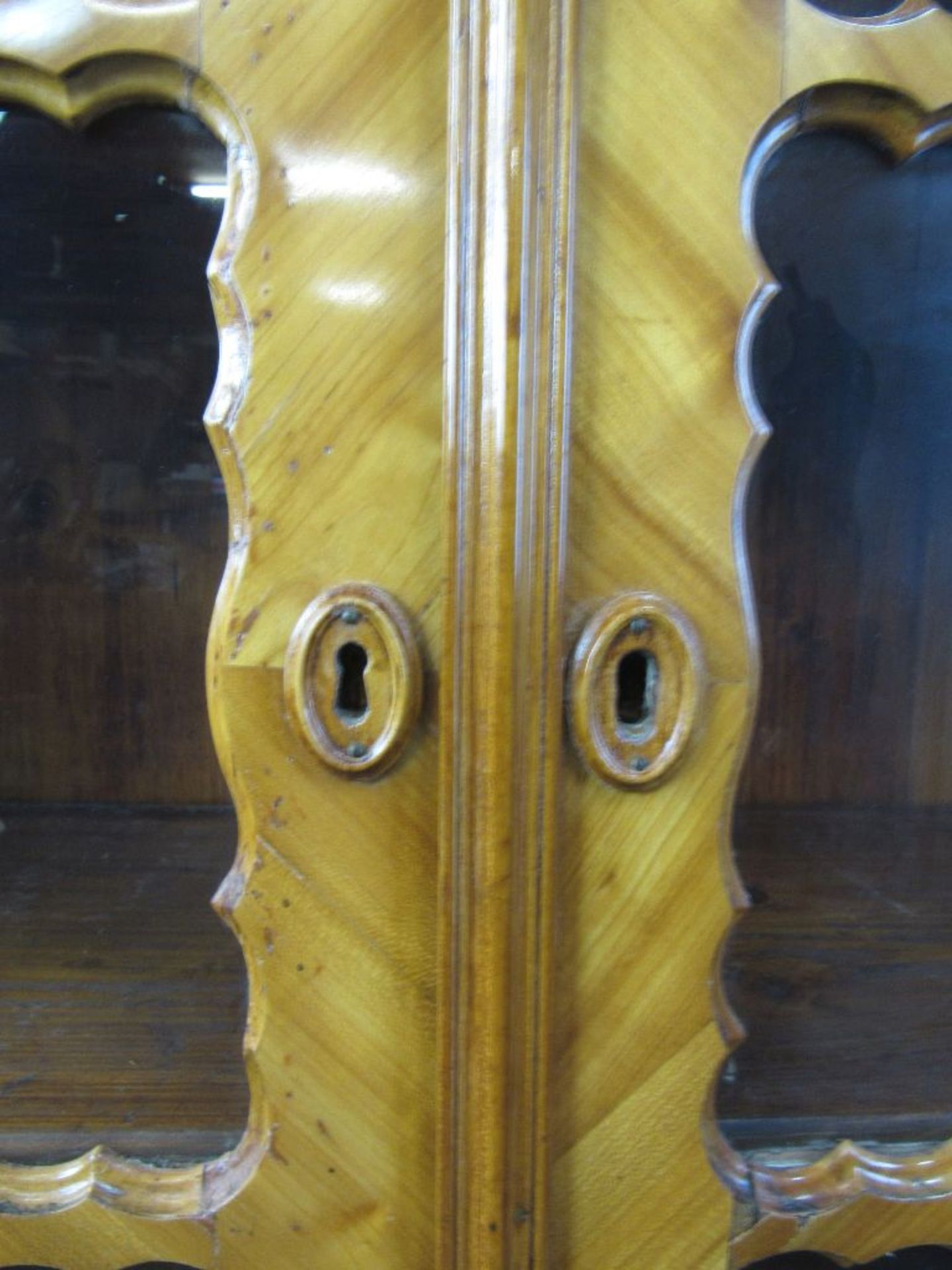 Vitrienenschrank Louis Phillipe sehr schöner Zustand ca.104x194x41cm - Bild 4 aus 6