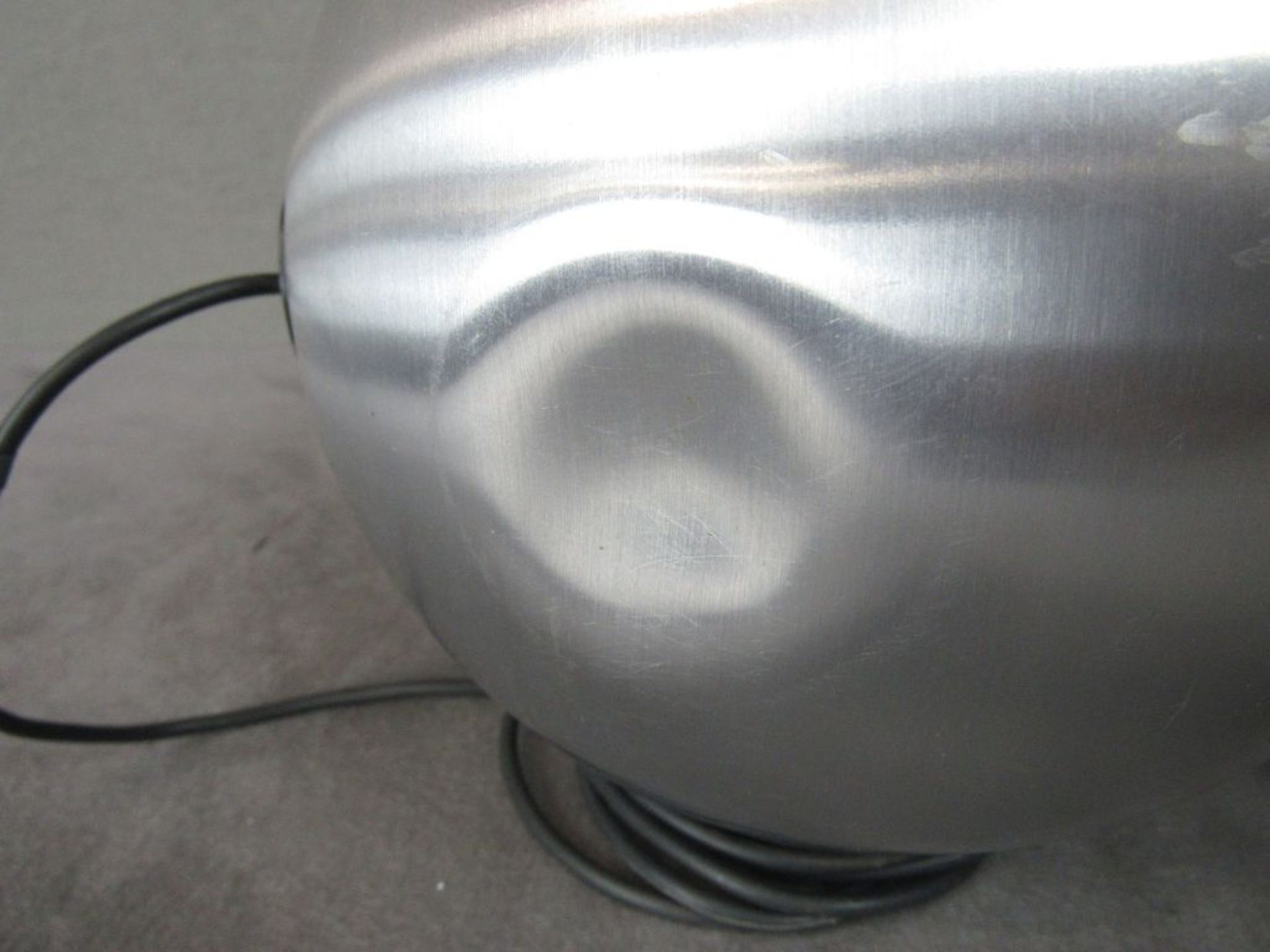Kugellautsprecher 60er Jahre Telefunken gebürstetes Aluminium 19cm Durchmesser - Bild 4 aus 7
