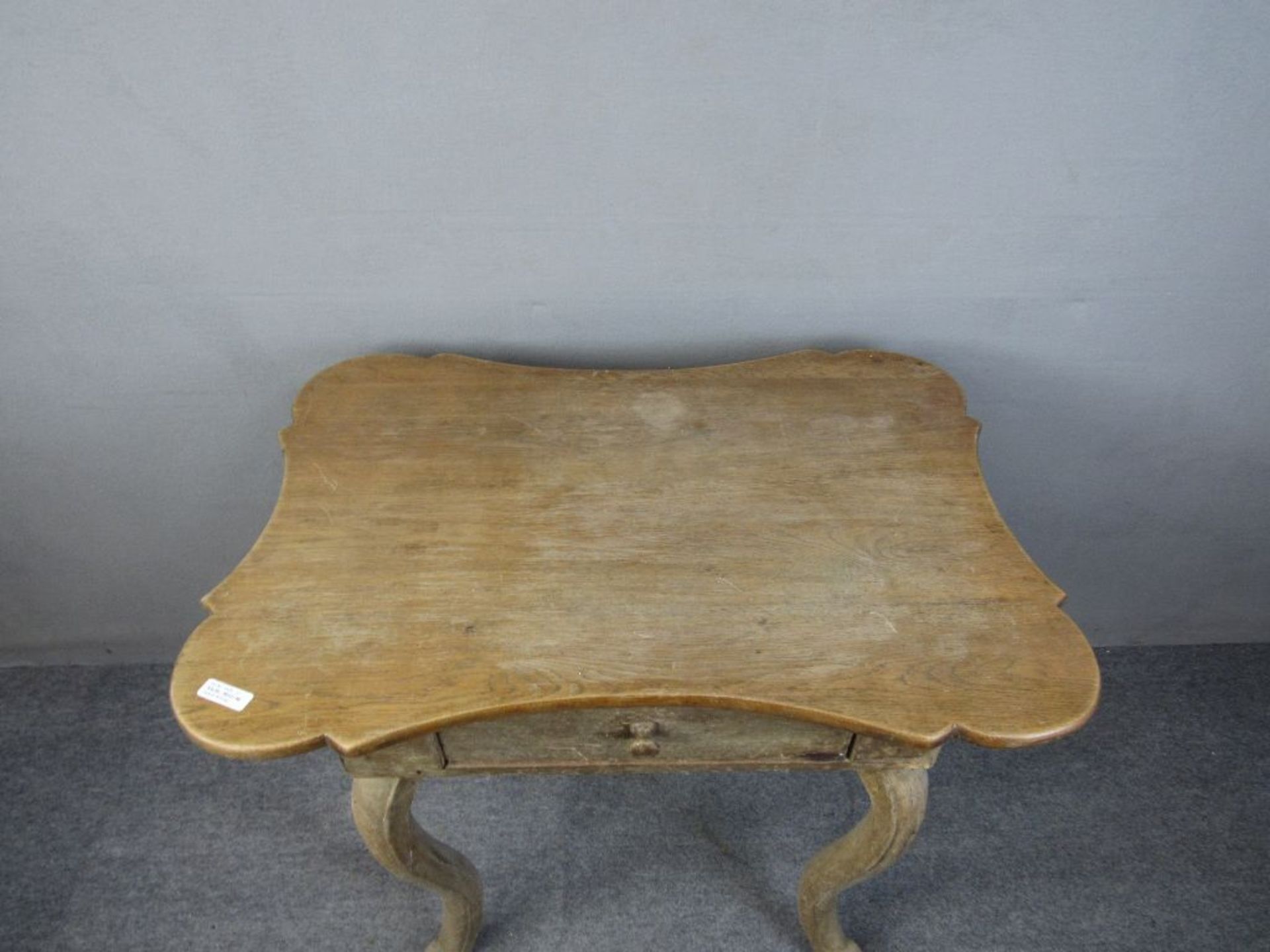 Antiker Tisch um 1800 ein Schub ca.87x62cm - Bild 2 aus 5